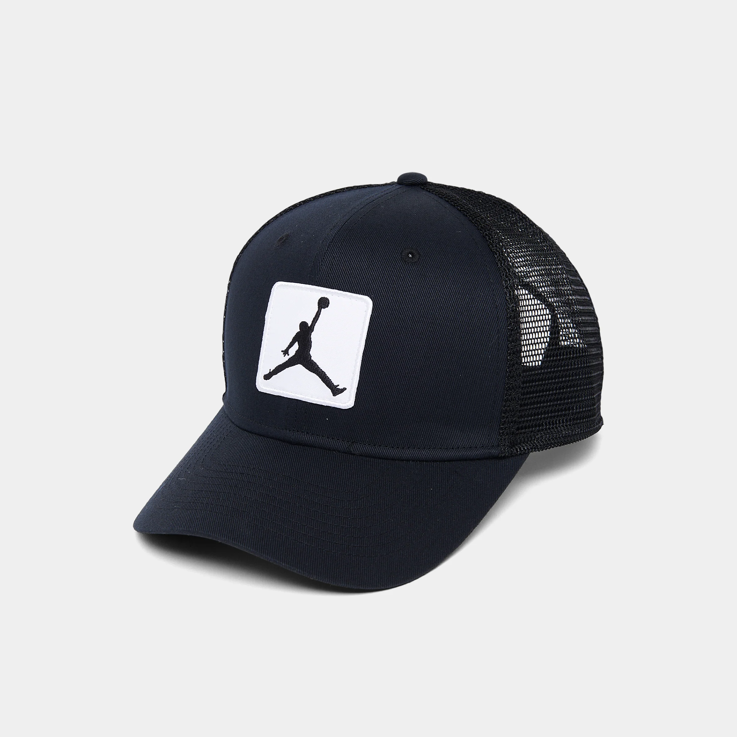 Jordan Rise Jumpman Patch Trucker Cap Black / White - Image 3