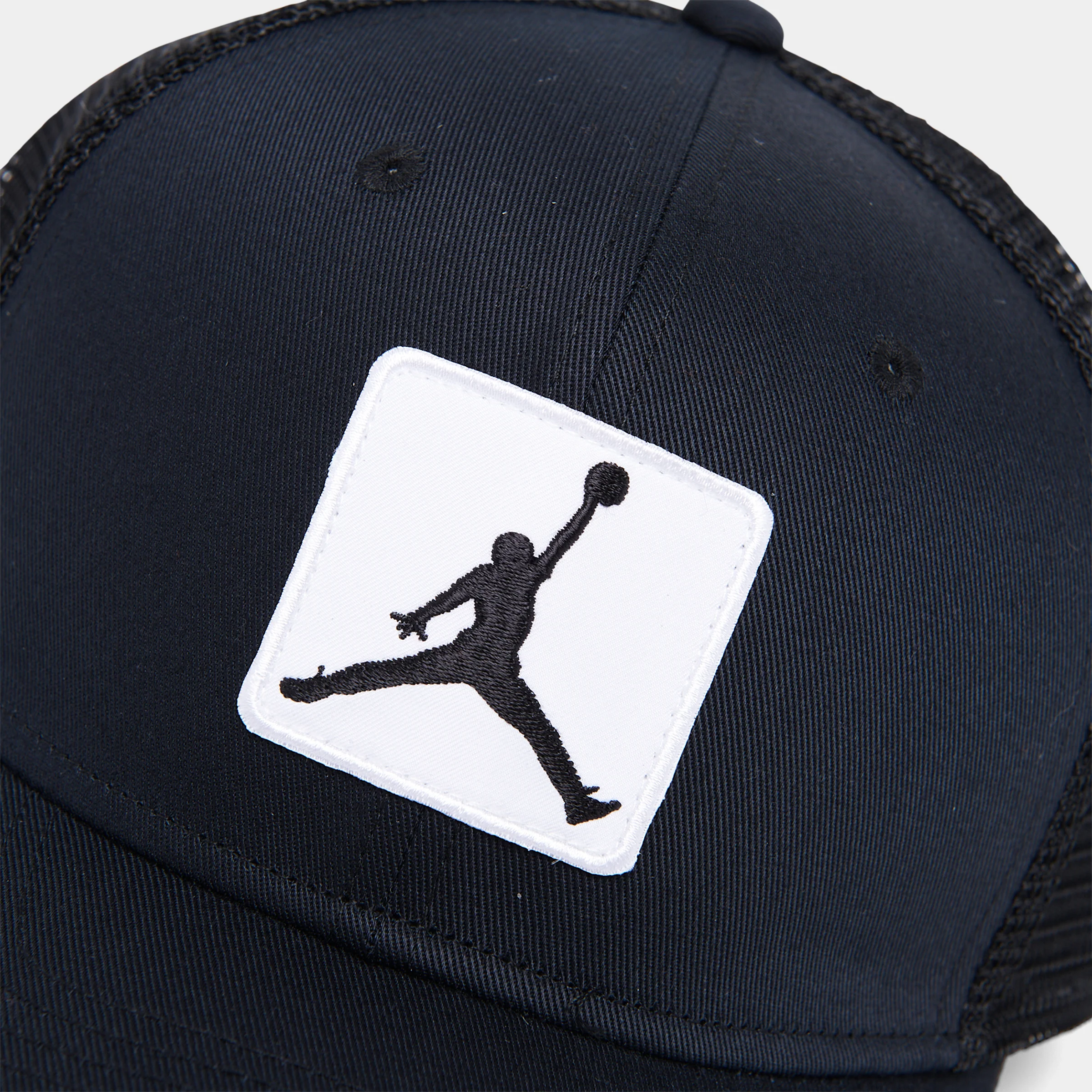Jordan Rise Jumpman Patch Trucker Cap Black / White - Image 5