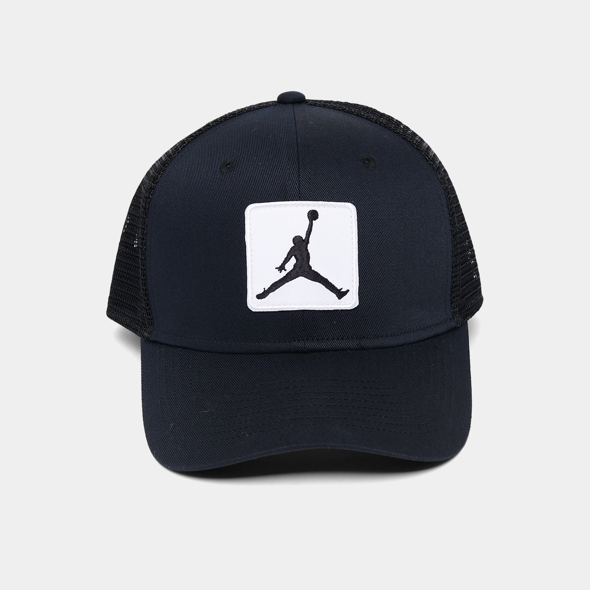 Jordan Rise Jumpman Patch Trucker Cap Black / White - Image 6