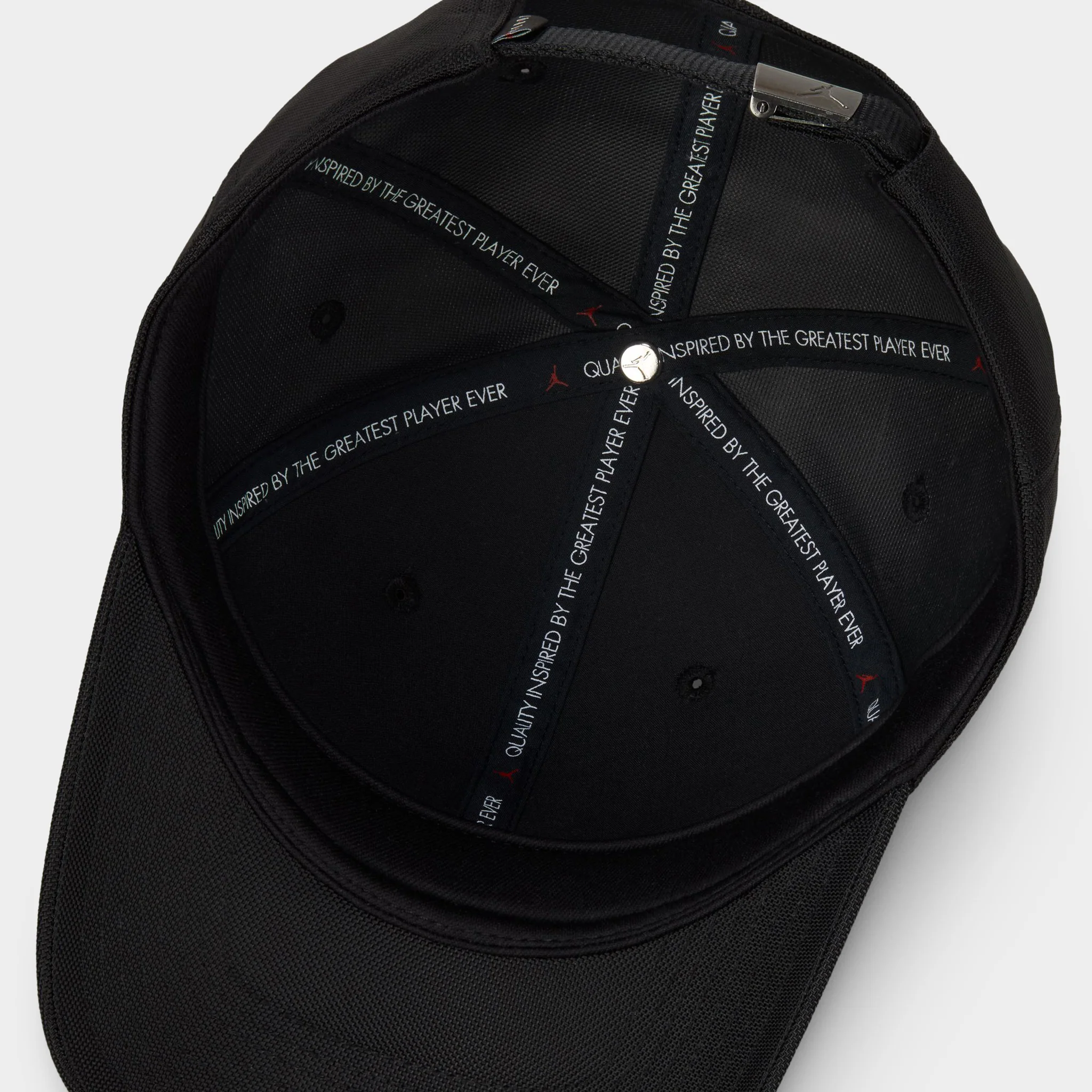 Jordan Rise Structured Metal Jumpman Strapback Cap / Black - Image 4