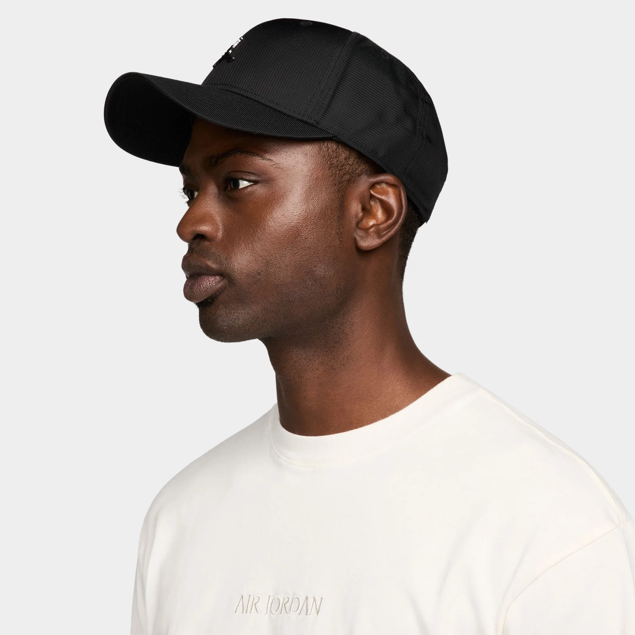 Jordan Rise Structured Metal Jumpman Strapback Cap / Black - Image 5