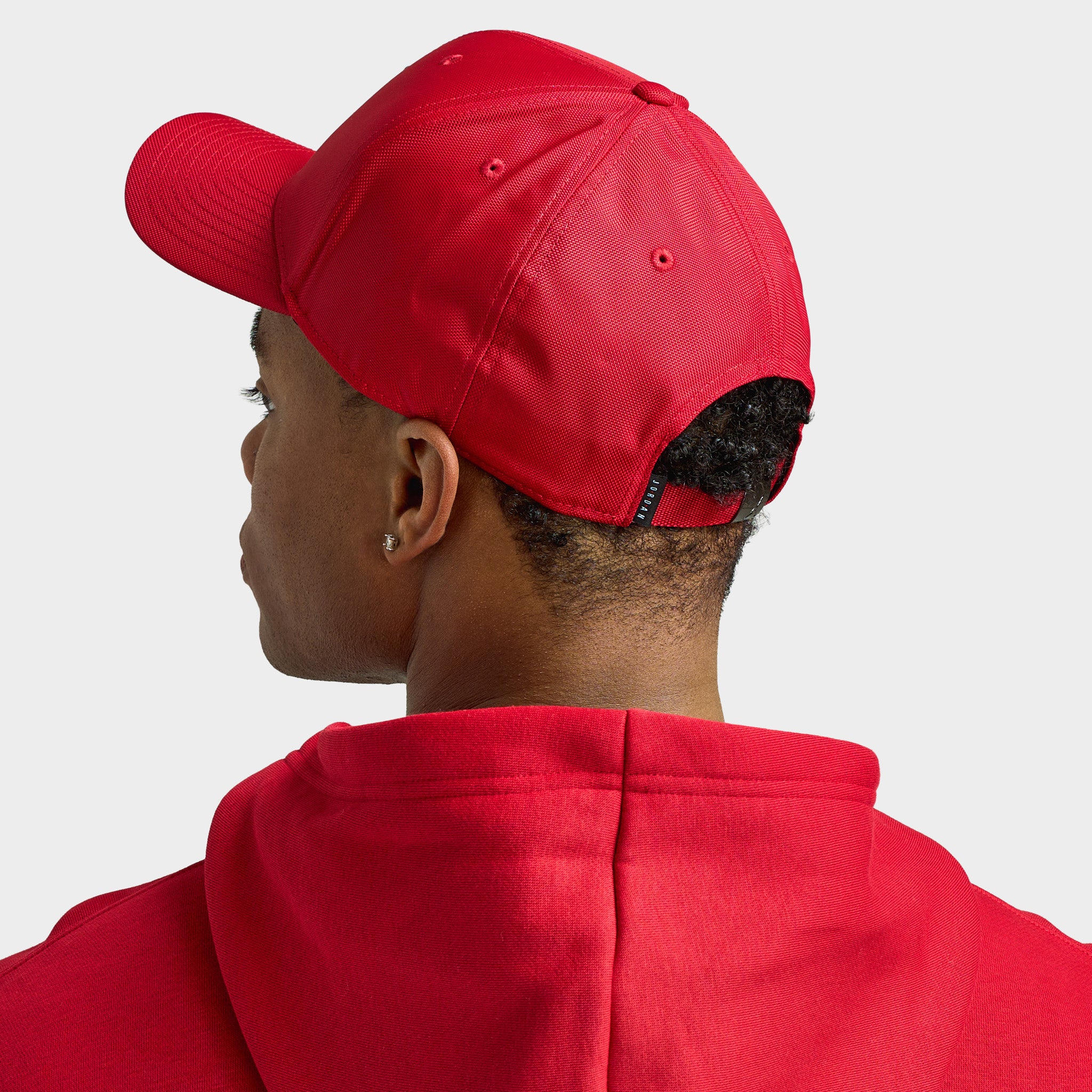 Jordan Rise Structured Metal Jumpman Strapback Cap / Gym Red - Image 2