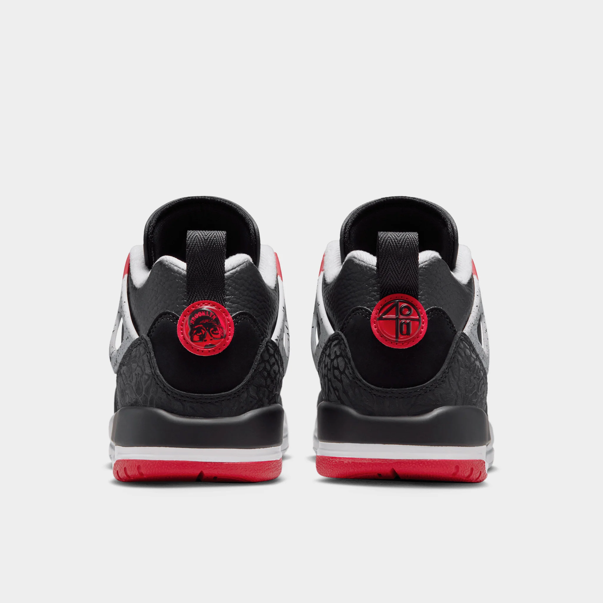 Jordan Spizike Low Black / Gym Red - Wolf Grey - Image 4