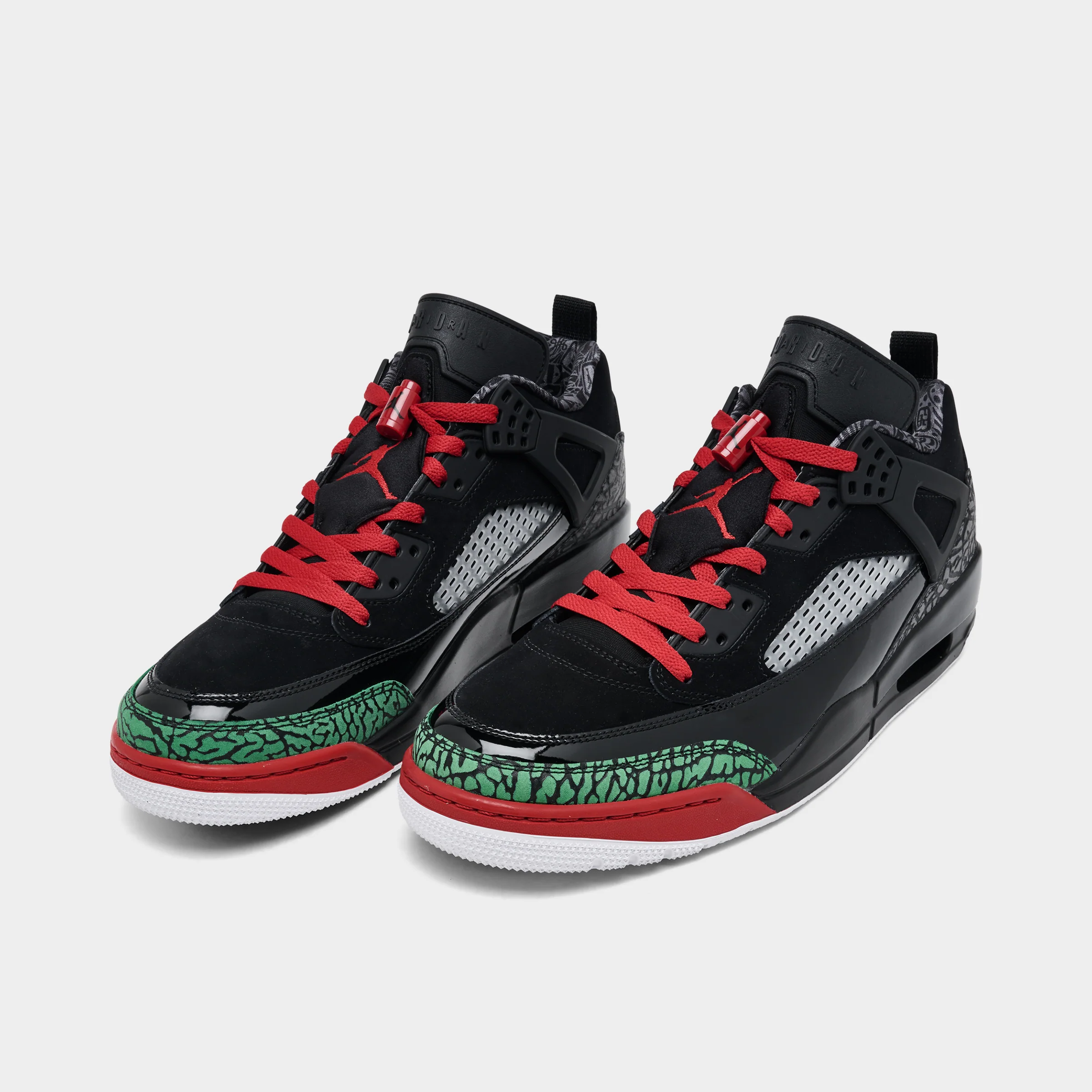 Jordan Spizike Low Black / Varisty Red - Classic Green - Image 2