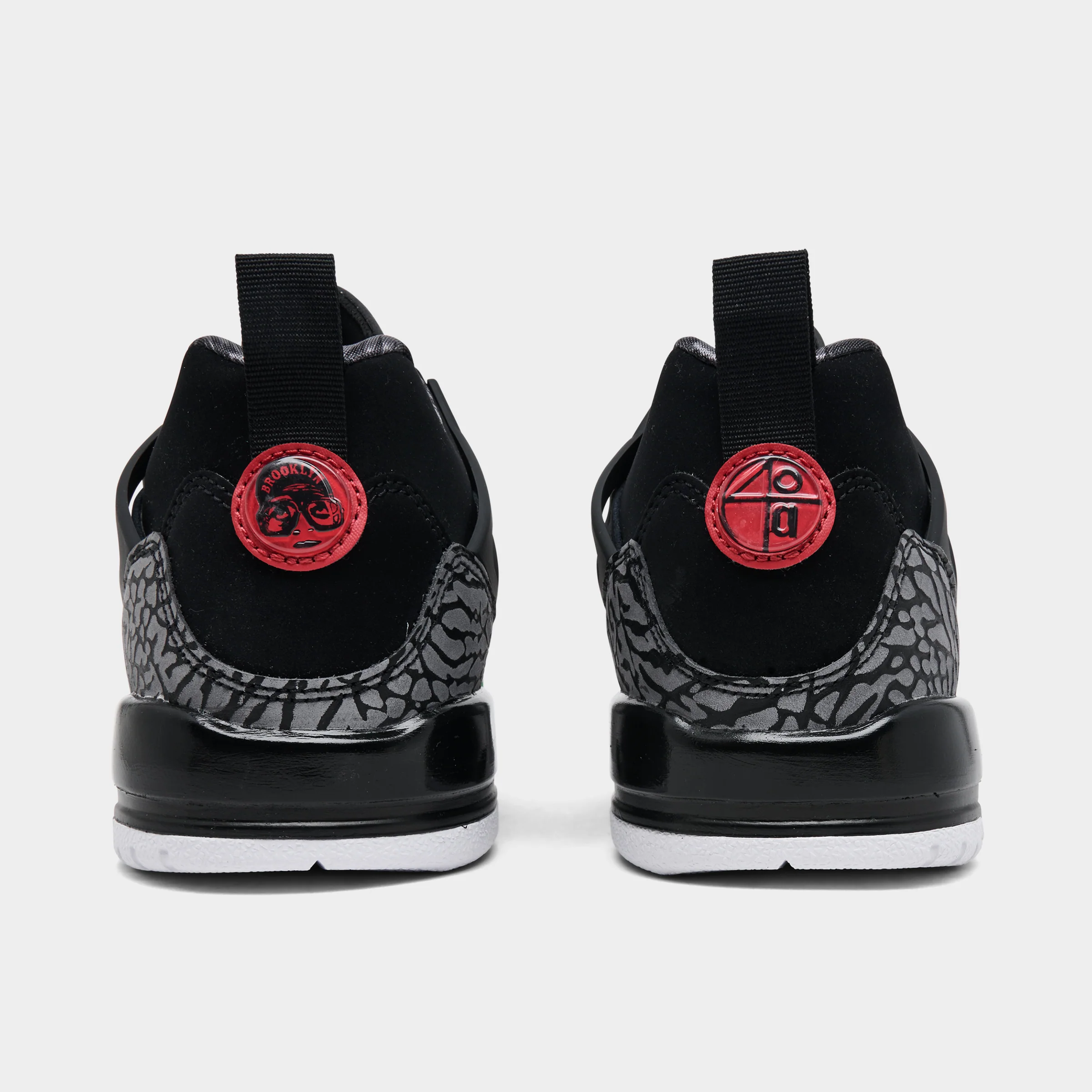 Jordan Spizike Low GS Black / Varsity Red - Classic Green - Image 4
