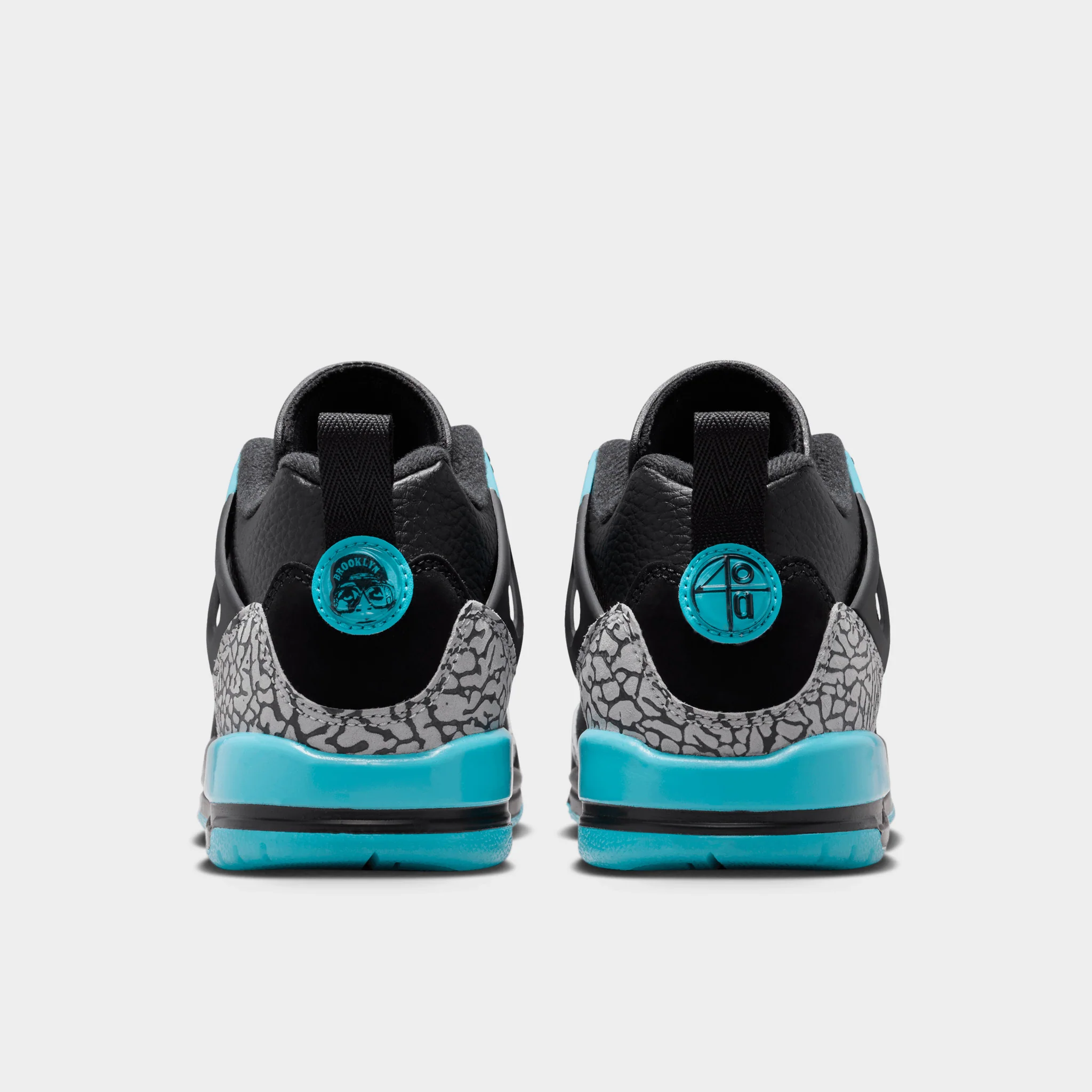 Jordan Spizike Low GS Black / Wolf Grey - Gamma Blue - Image 5