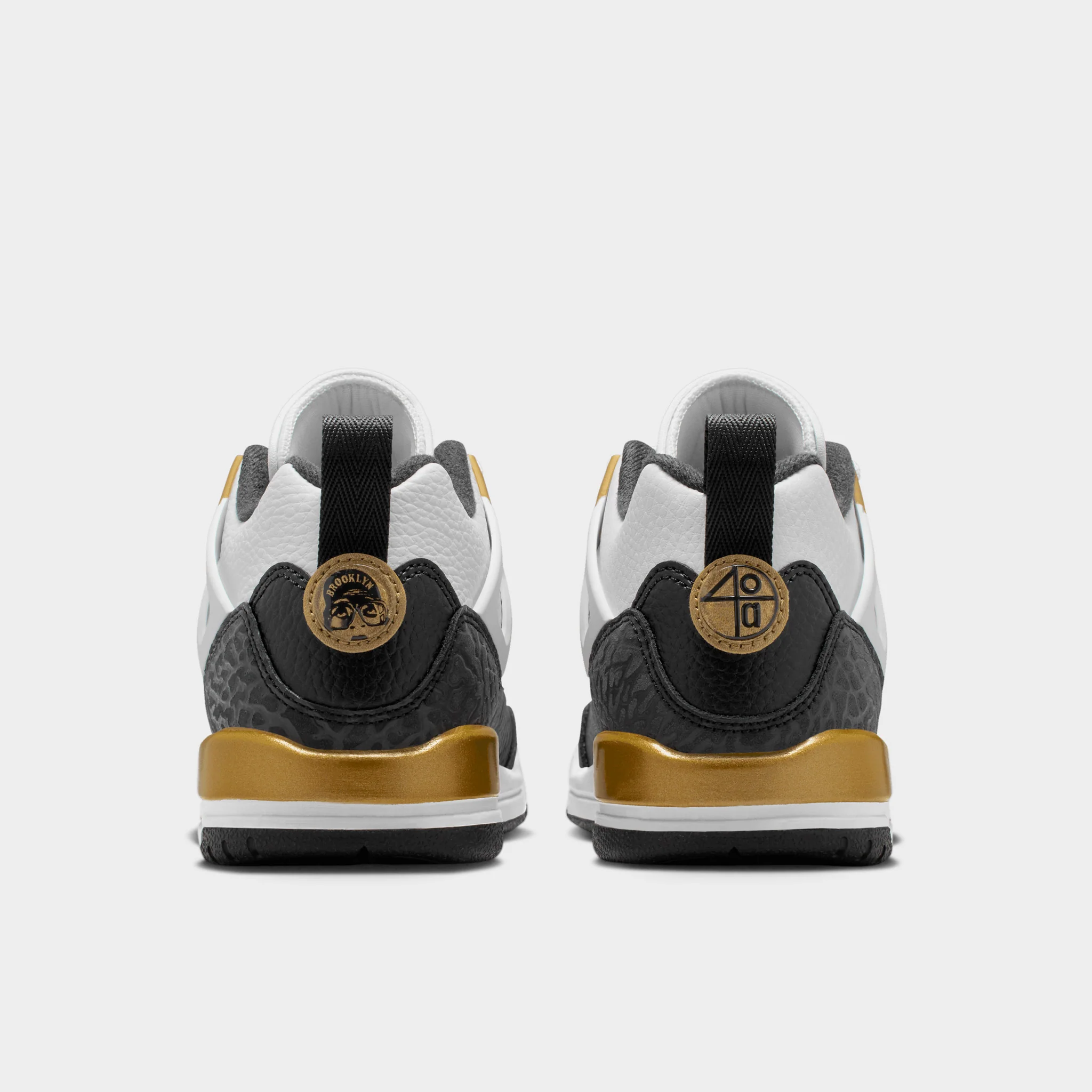 Jordan Spizike Low GS White / Black - Metallic Gold - Image 4