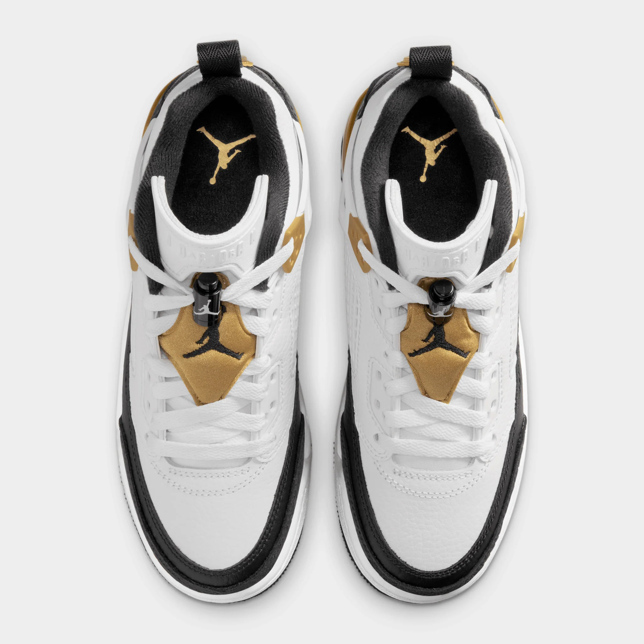 Jordan Spizike Low GS White / Black - Metallic Gold - Image 5