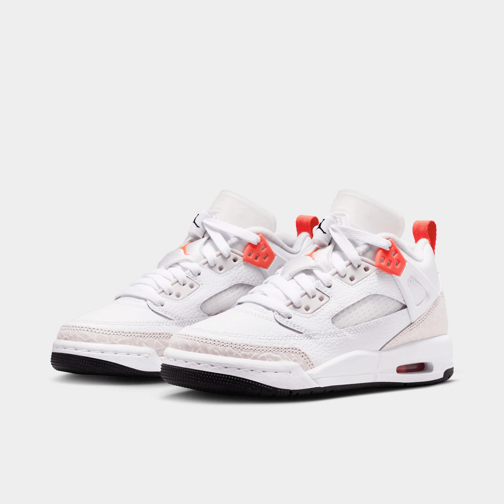 Jordan Spizike Low GS White / Bright Crimson - Vast Grey - Image 2