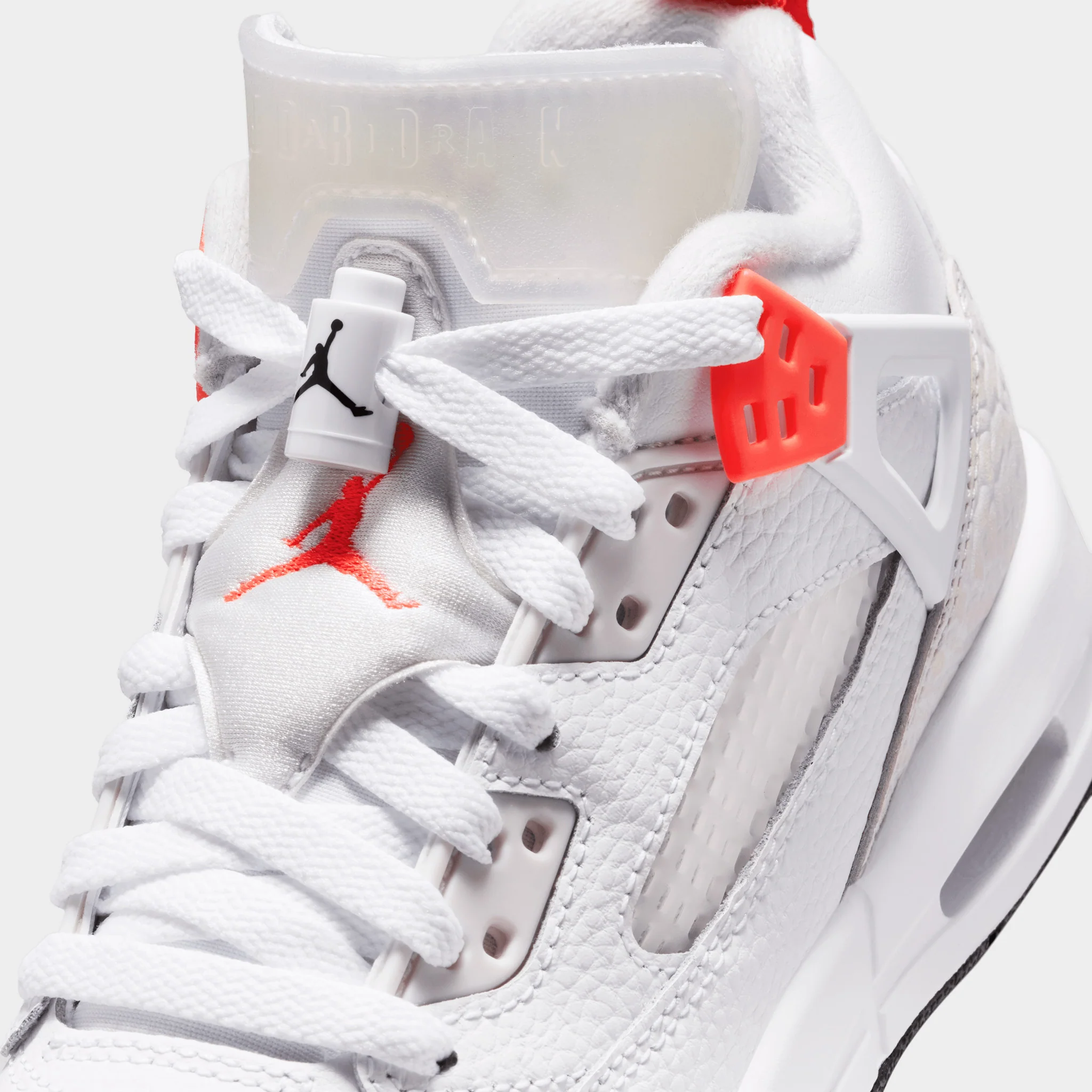 Jordan Spizike Low GS White / Bright Crimson - Vast Grey - Image 3