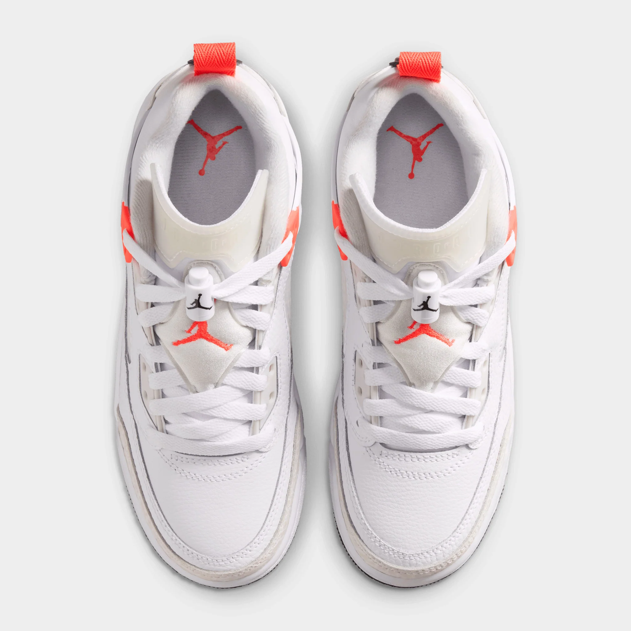 Jordan Spizike Low GS White / Bright Crimson - Vast Grey - Image 5