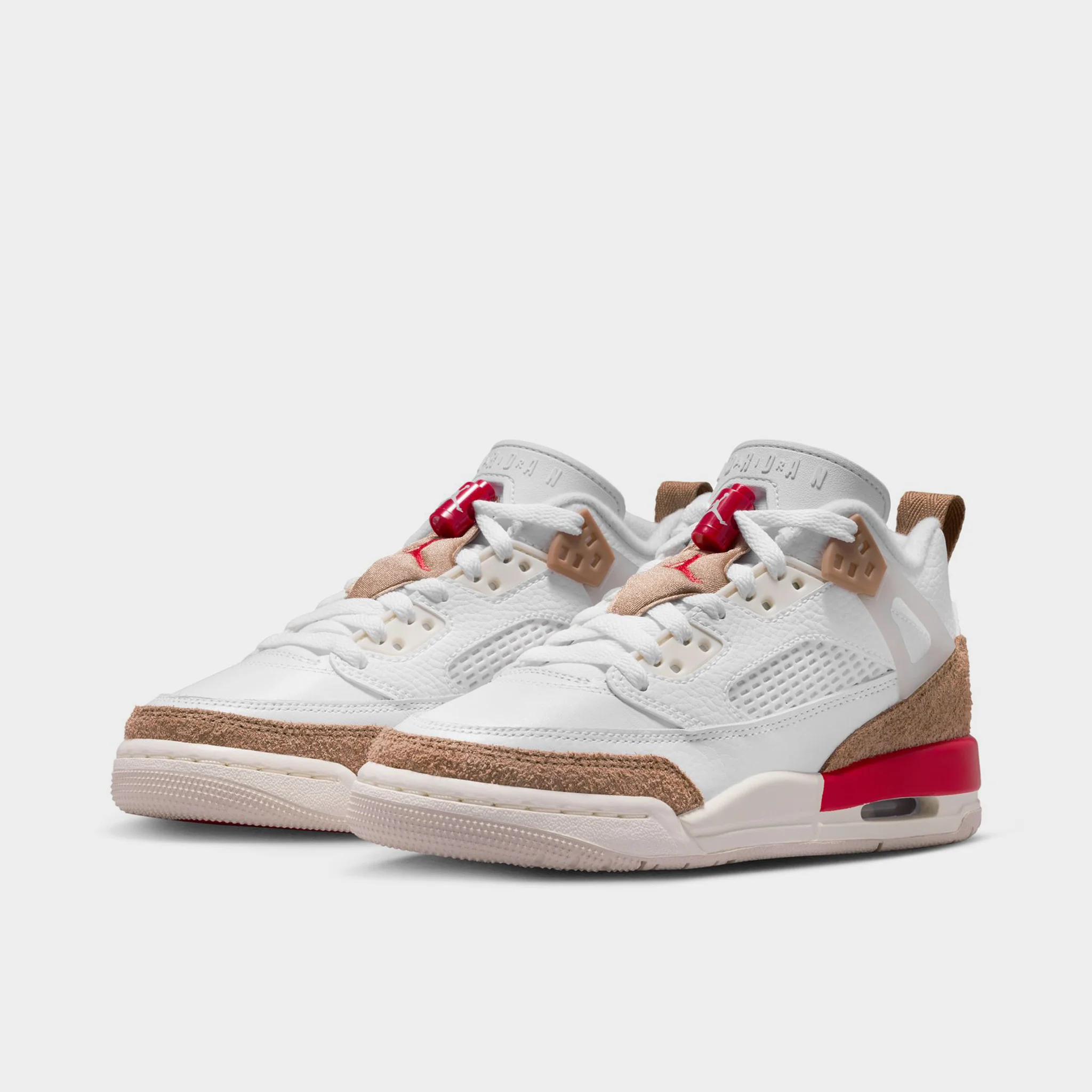 Jordan Spizike Low GS White / Fire Red - Desert Camo - Image 2