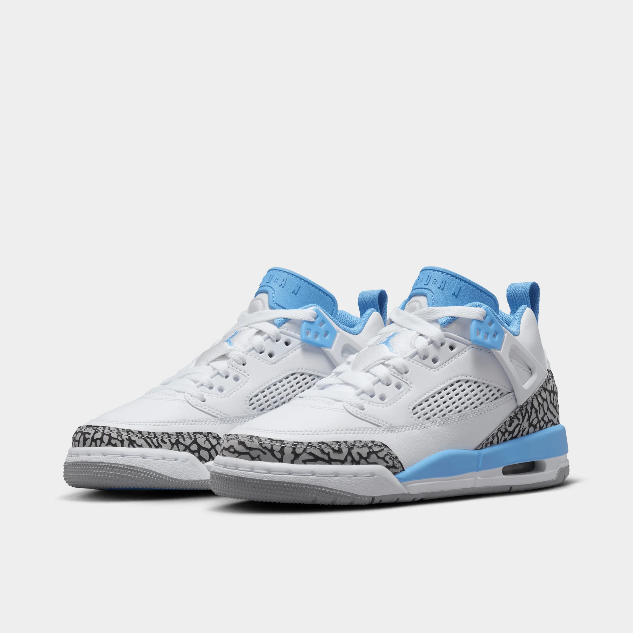 Jordan Spizike Low GS White / University Blue - Wolf Grey - Image 2