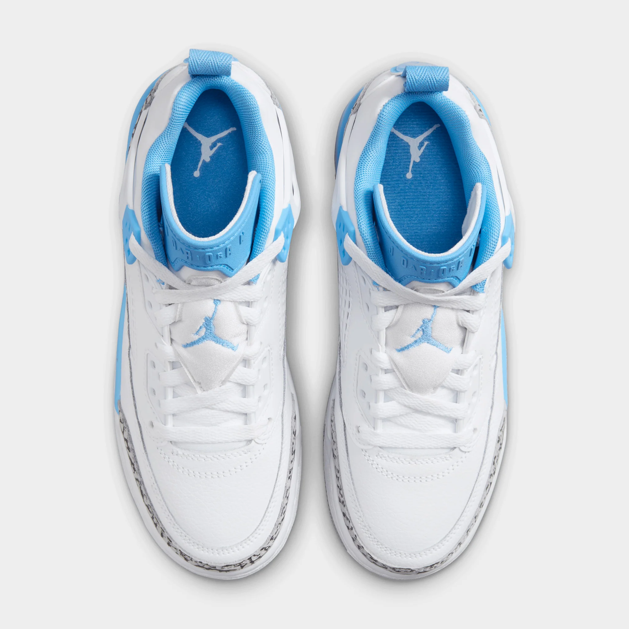 Jordan Spizike Low GS White / University Blue - Wolf Grey - Image 5