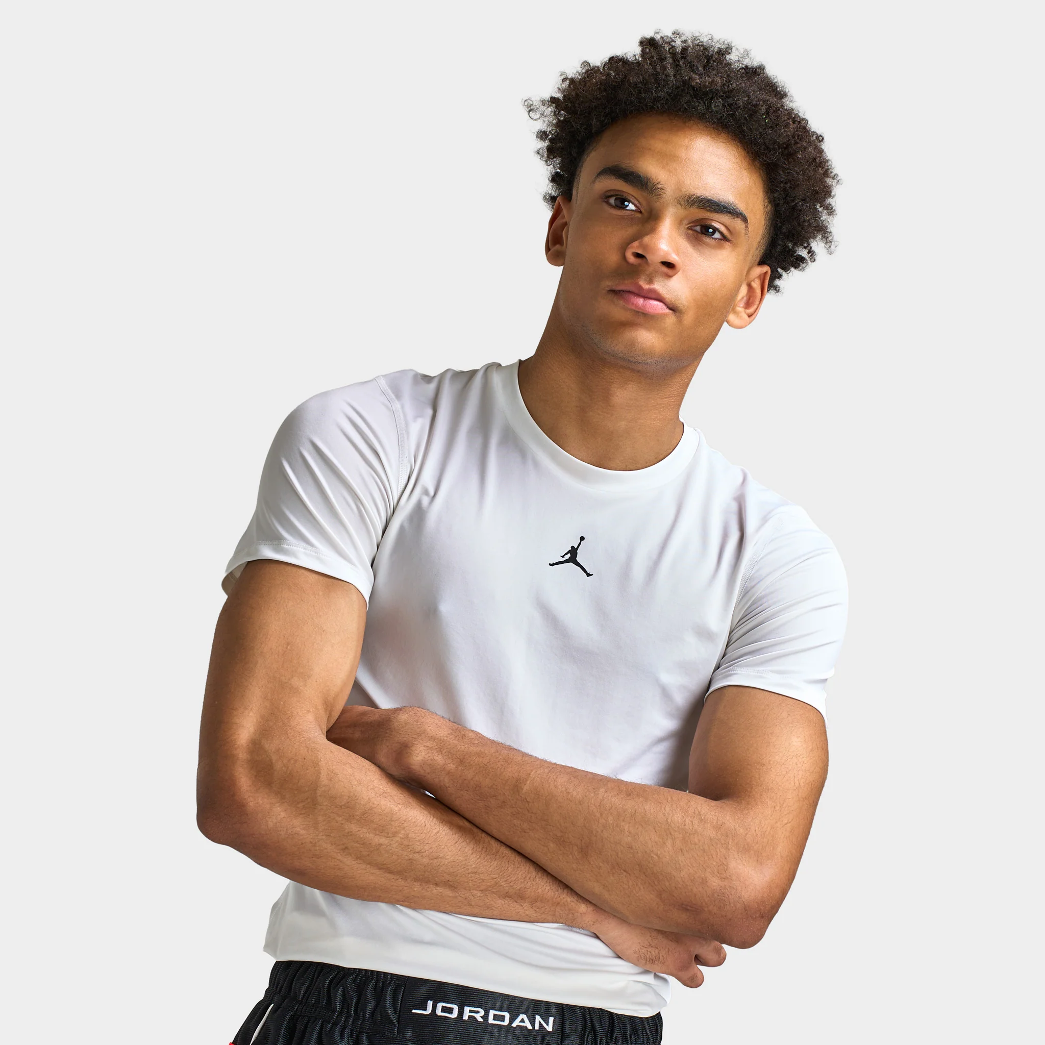 Jordan Sport Dri-FIT Base Layer Top / White - Image 4