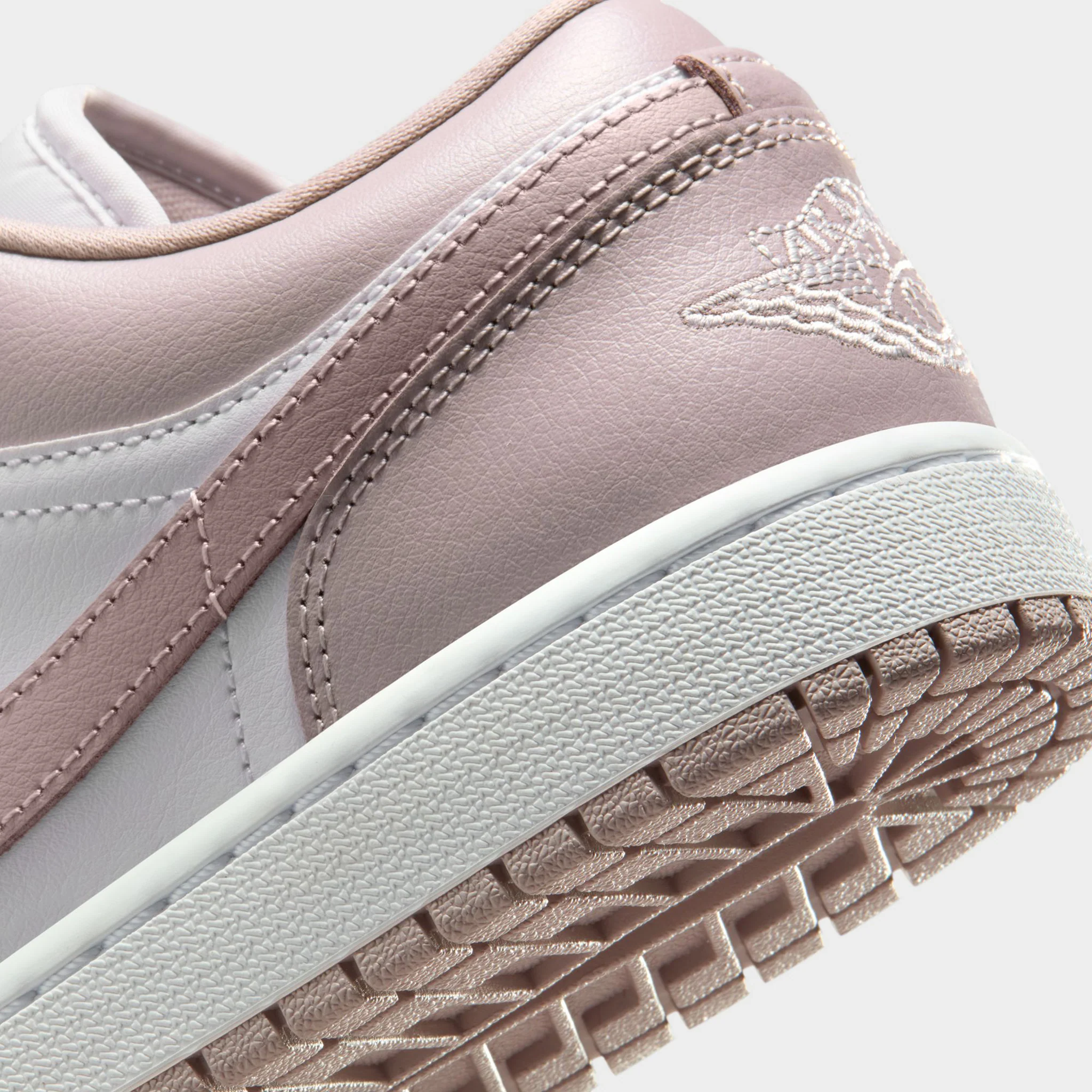 Jordan Women's 1 Low Particle Rose / Neutral Grey - White - Image 4