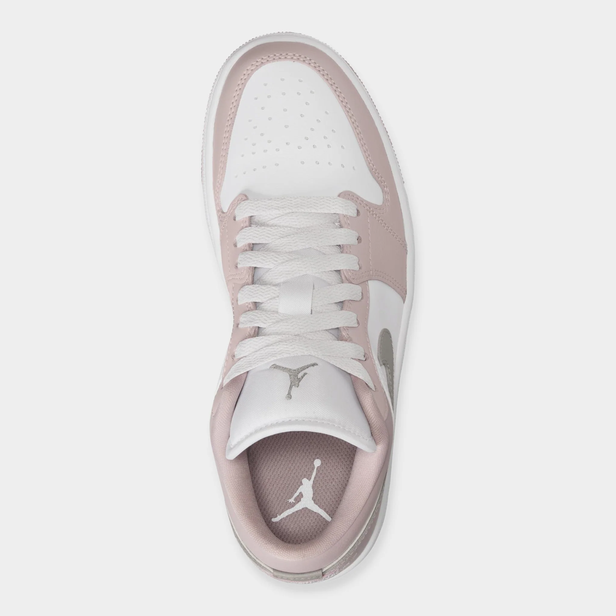 Jordan Women's 1 Low Particle Rose / Neutral Grey - White - Image 5