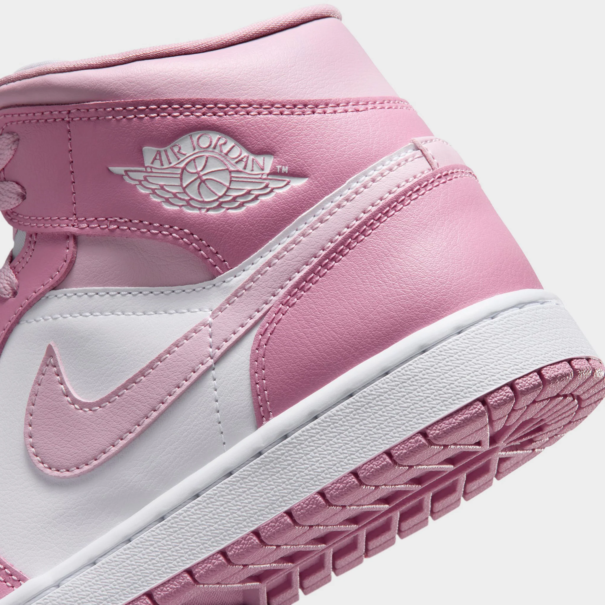 Jordan Women's 1 Mid Elemental Pink / Sail - Iced Carmine - Image 4