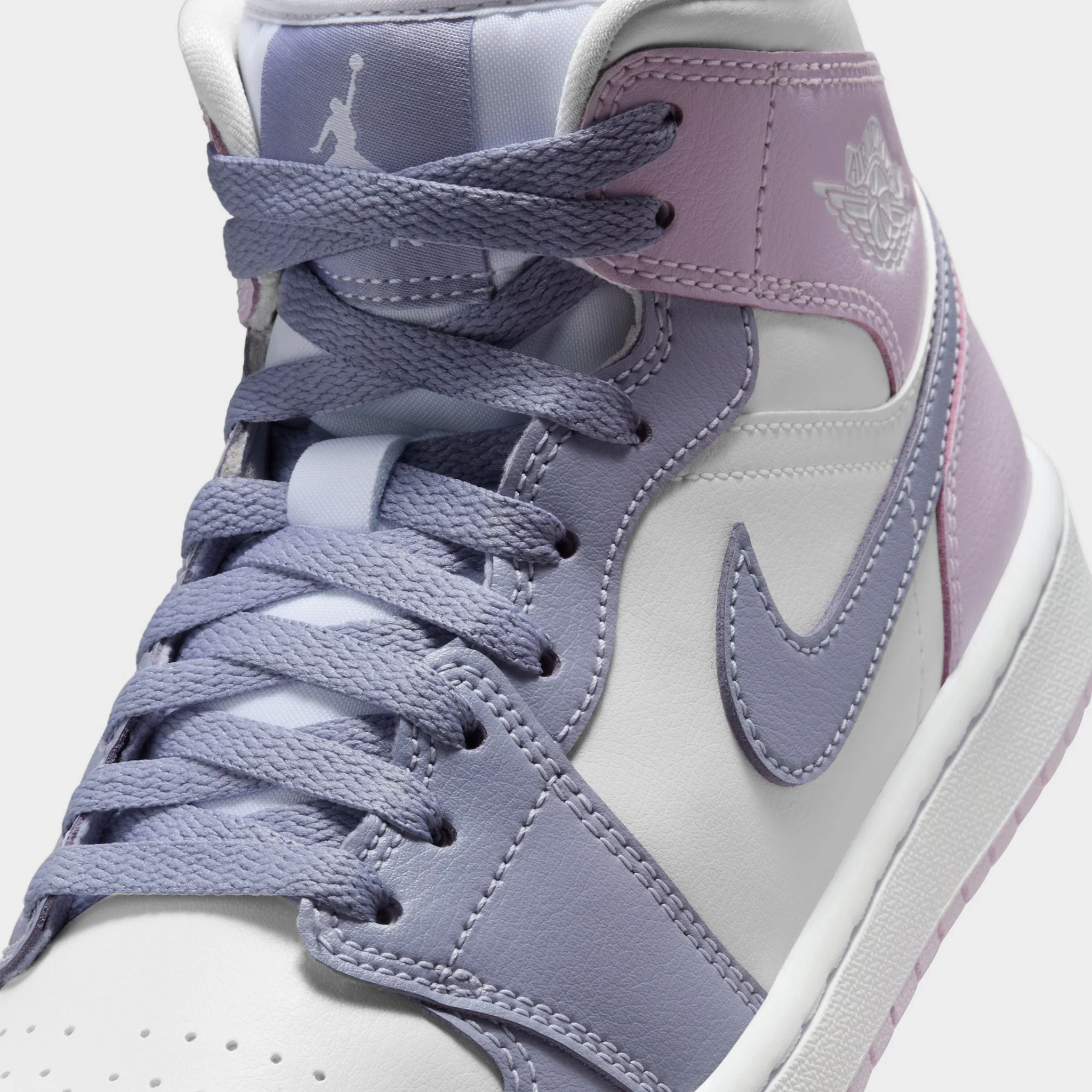 Jordan Women's 1 Mid Indigo Haze / Doll-White - Image 3