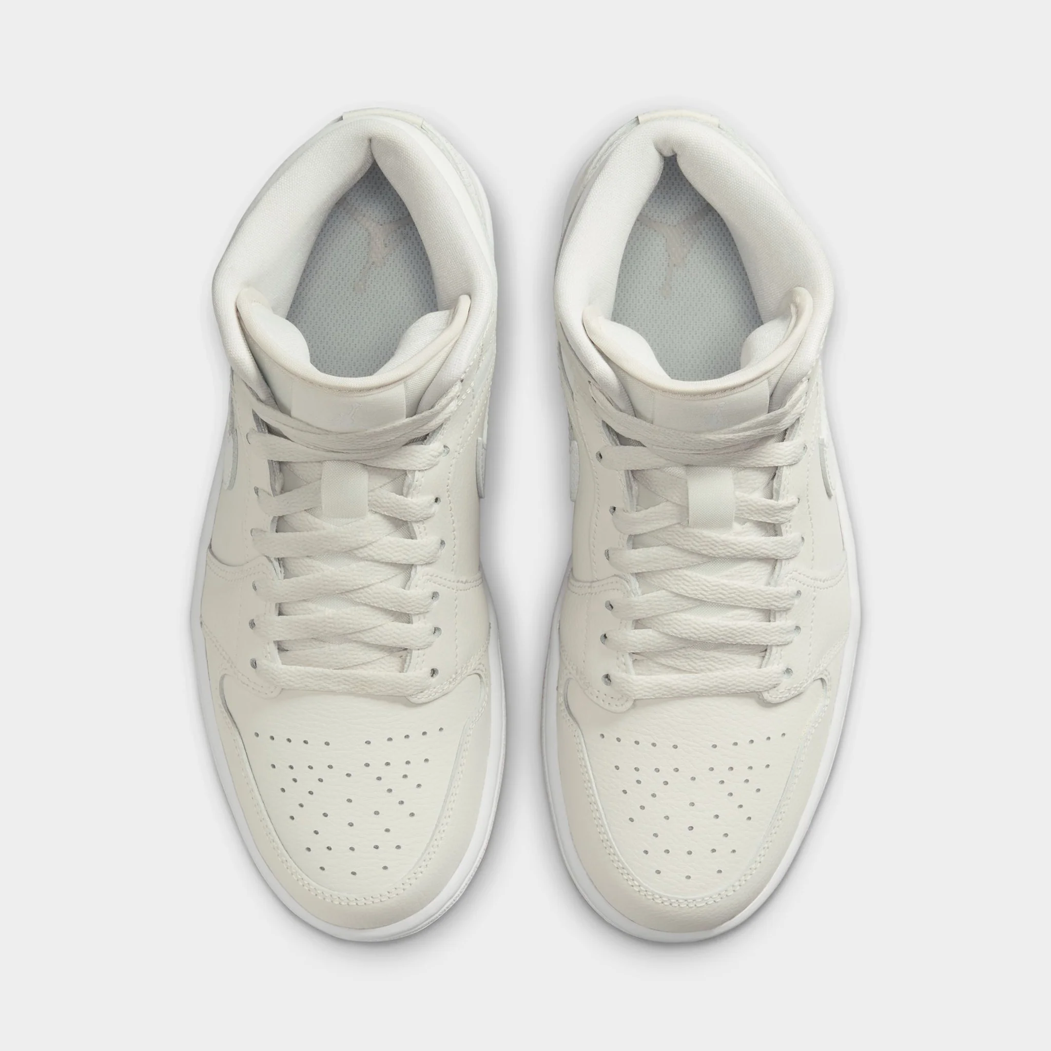 Jordan Women's 1 Mid Phantom / White - Gum - Image 5