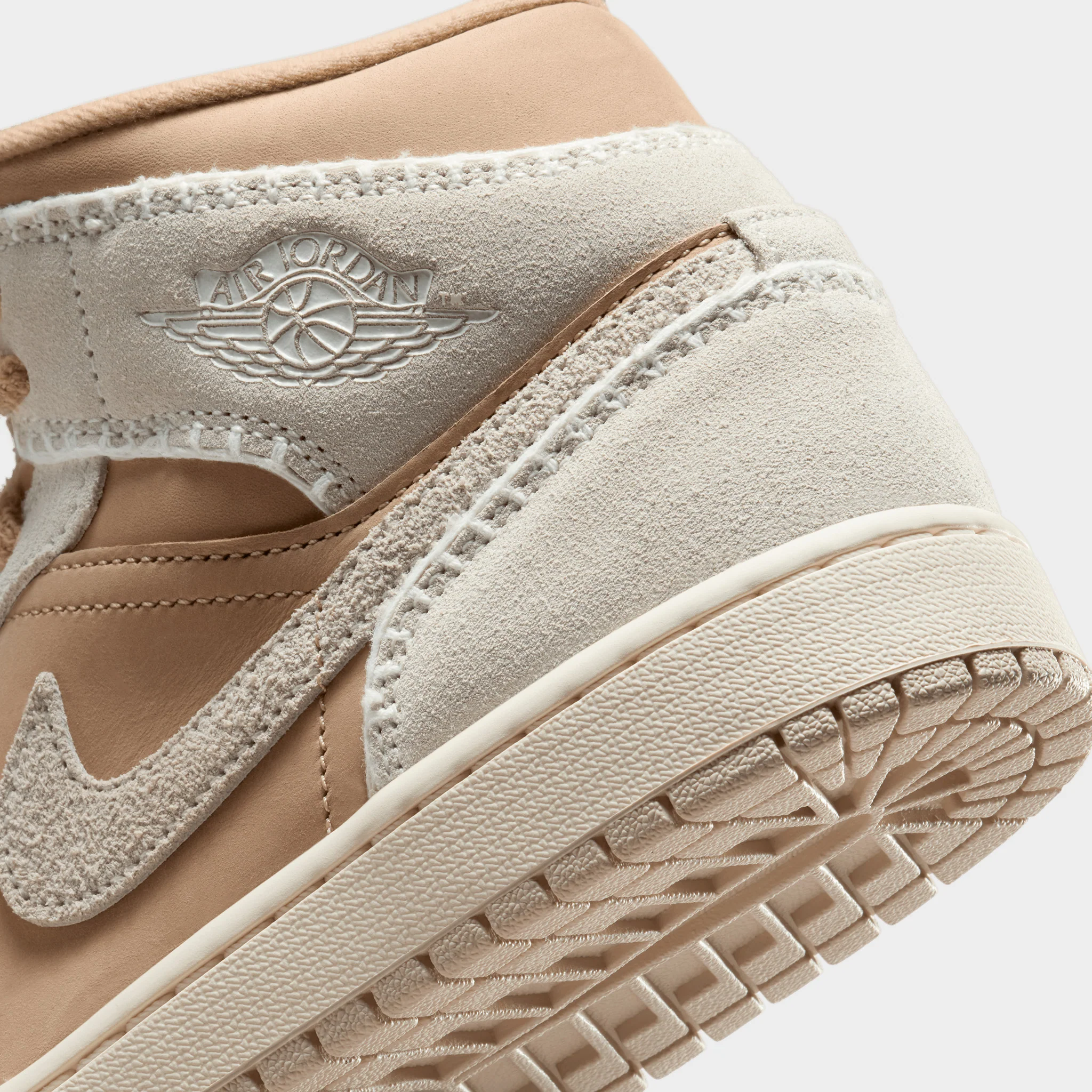 Jordan Women's 1 Mid SE Hemp / Light Orewood Brown - Sail - Image 4
