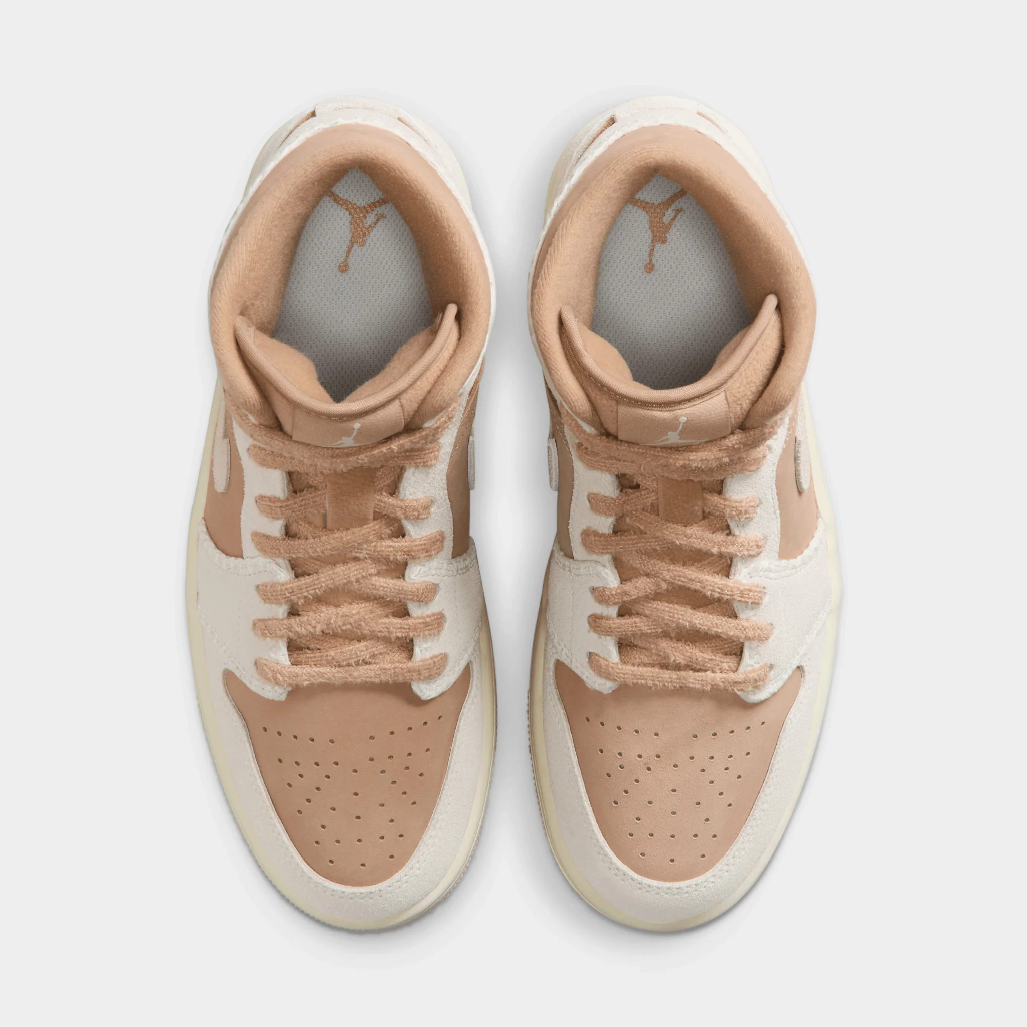 Jordan Women's 1 Mid SE Hemp / Light Orewood Brown - Sail - Image 6