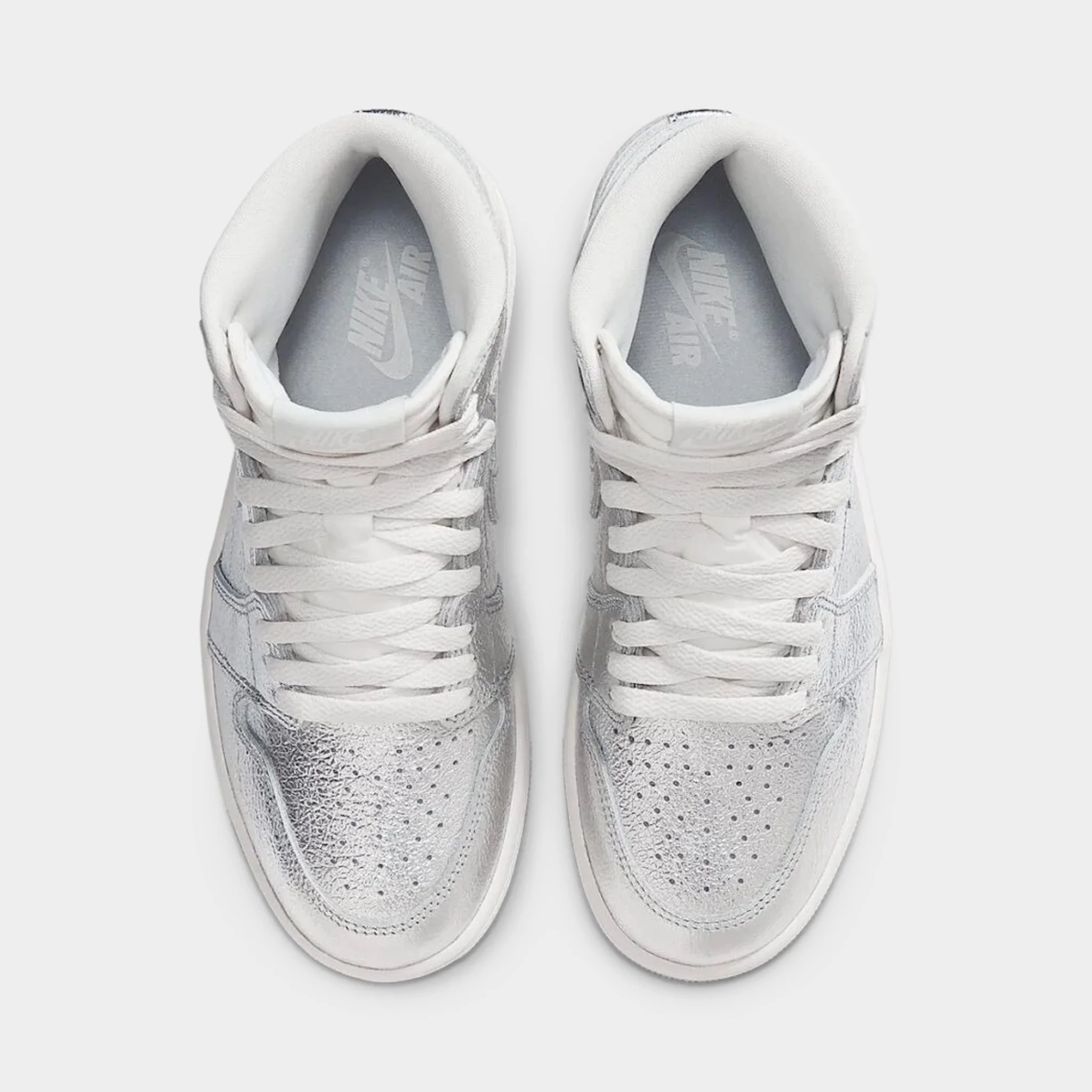 Jordan Women's 1 Retro Hi OG Metallic Silver - Image 5