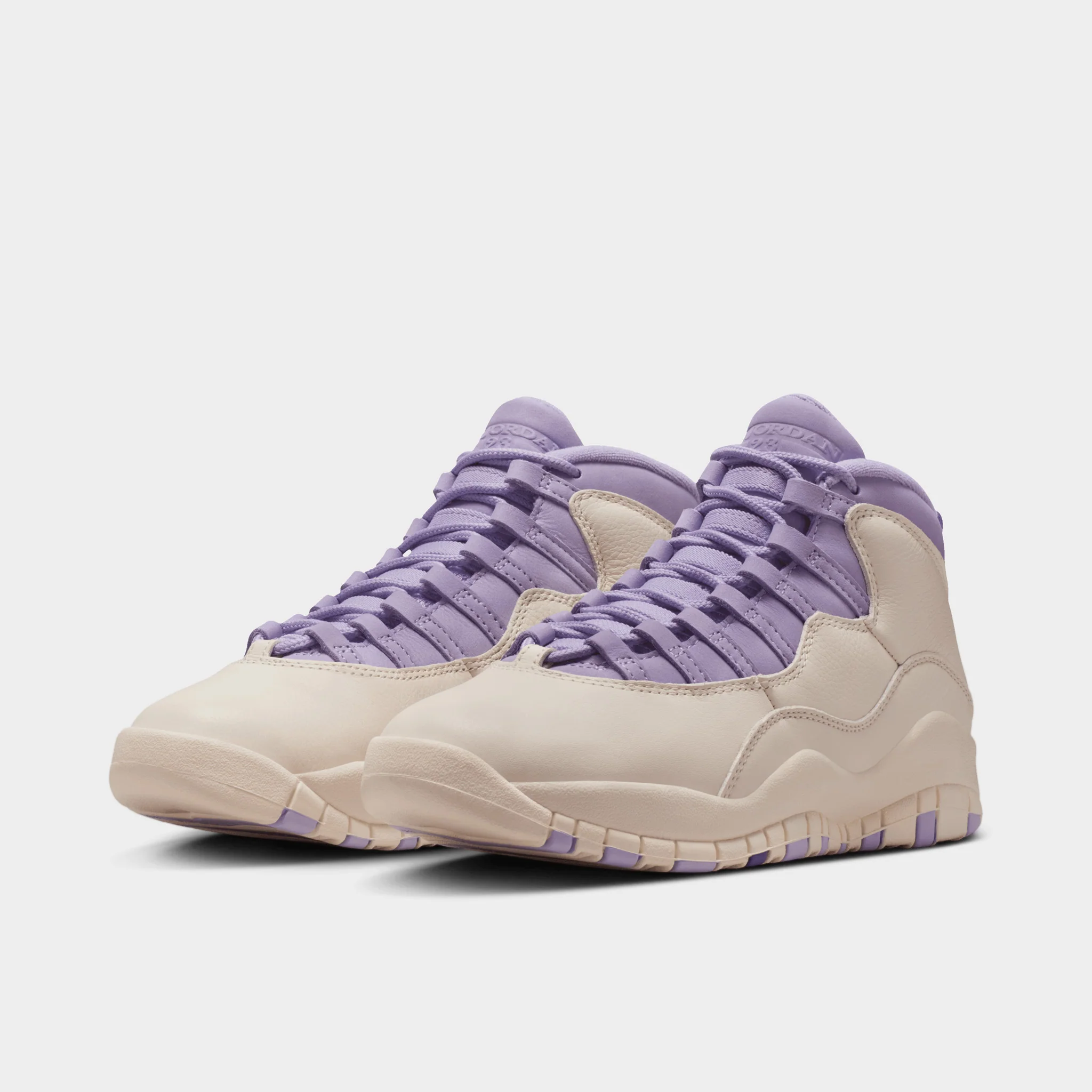 Jordan Women's 10 Retro Chalk / Hydrangeas - Wild Grape - Image 2