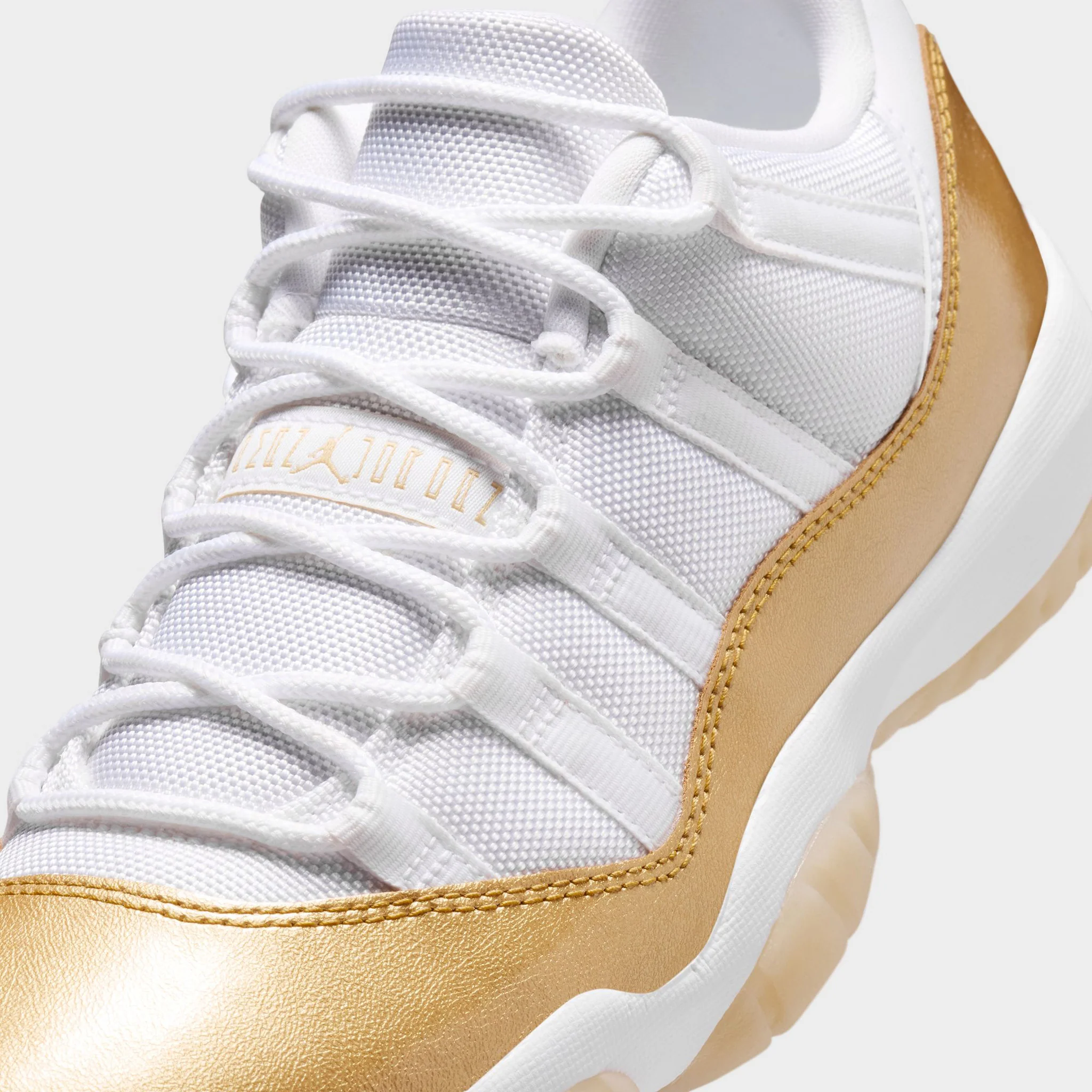 Jordan Women's 11 Retro White / Metallic Gold - Team Gold - Image 3