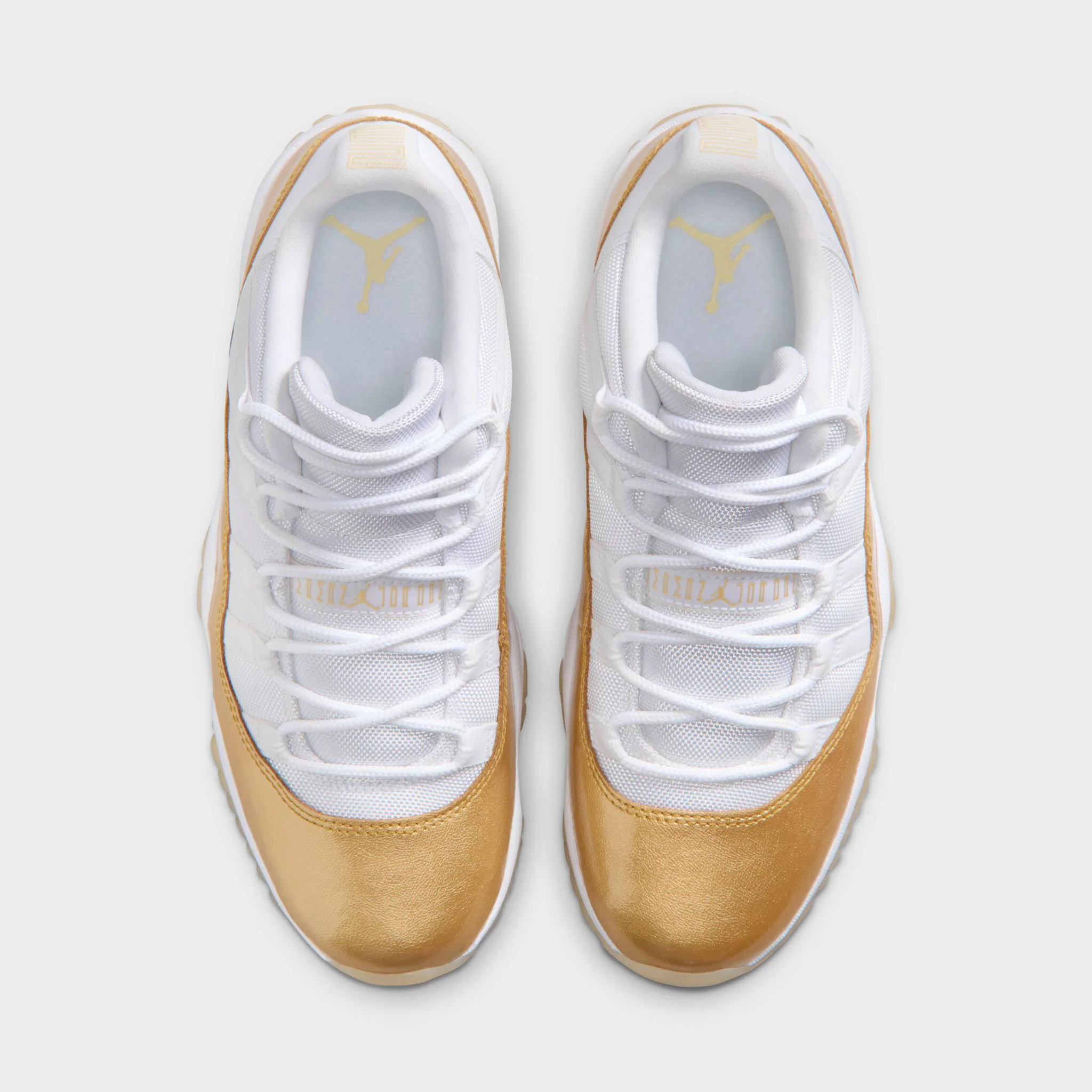 Jordan Women's 11 Retro White / Metallic Gold - Team Gold - Image 6