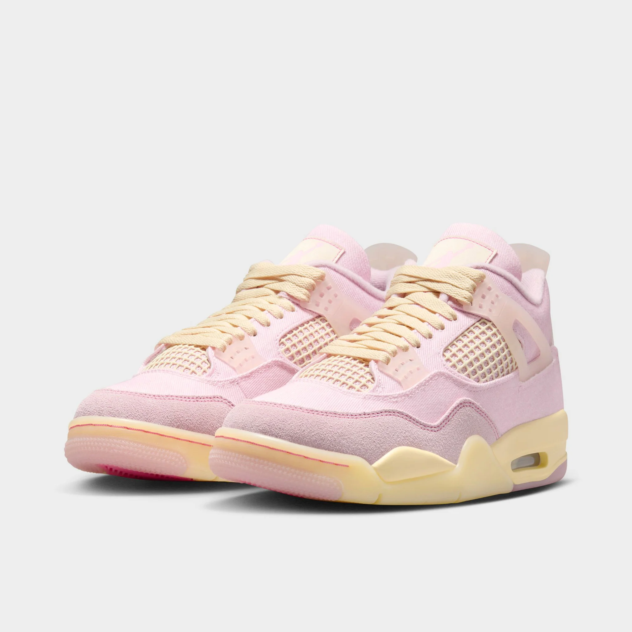 Jordan Women's 4 Retro Pearl Pink / Iced Carmine - Coconut - Image 2