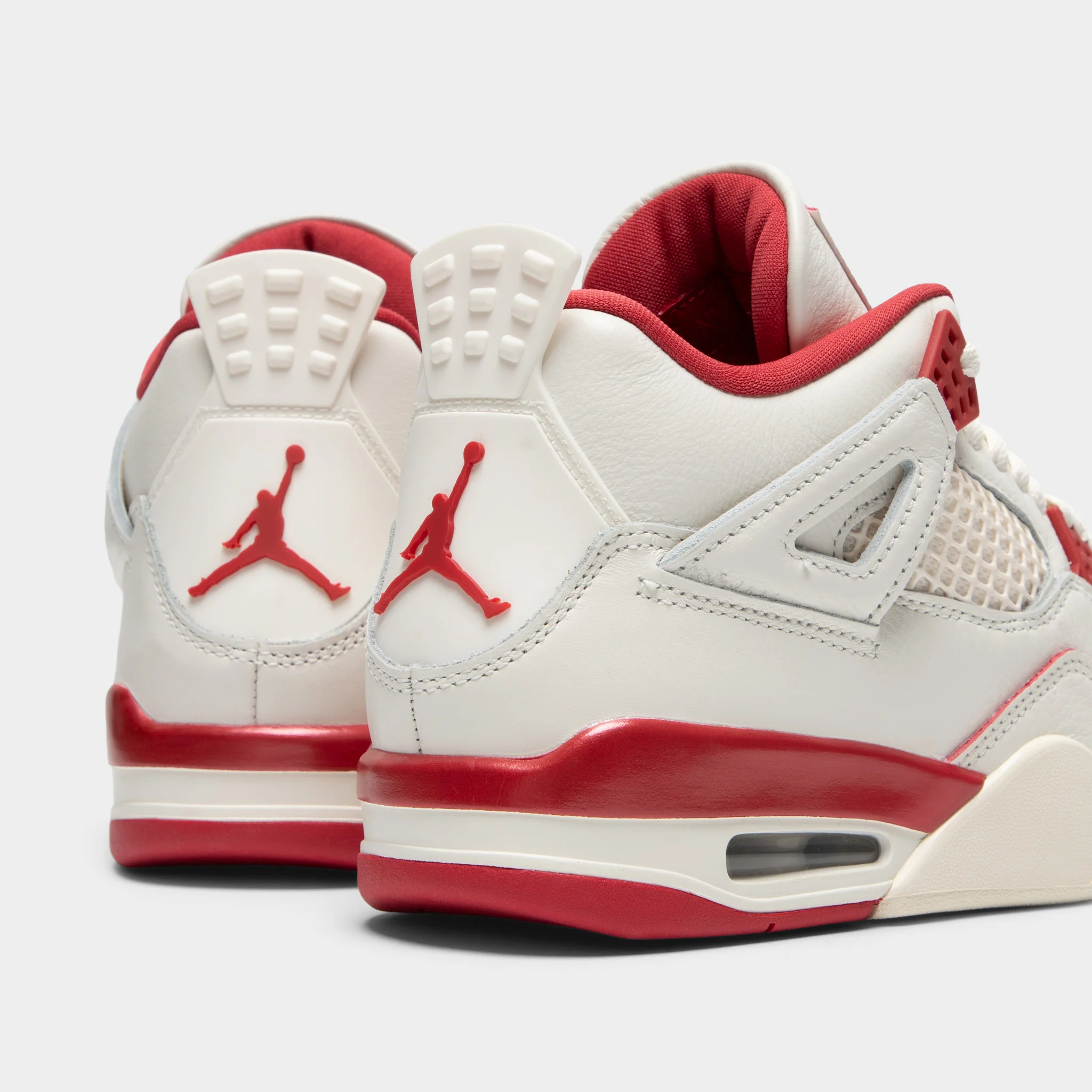 Jordan Women's 4 Retro Pale Ivory / Sierra Red - Tough Red - Image 3