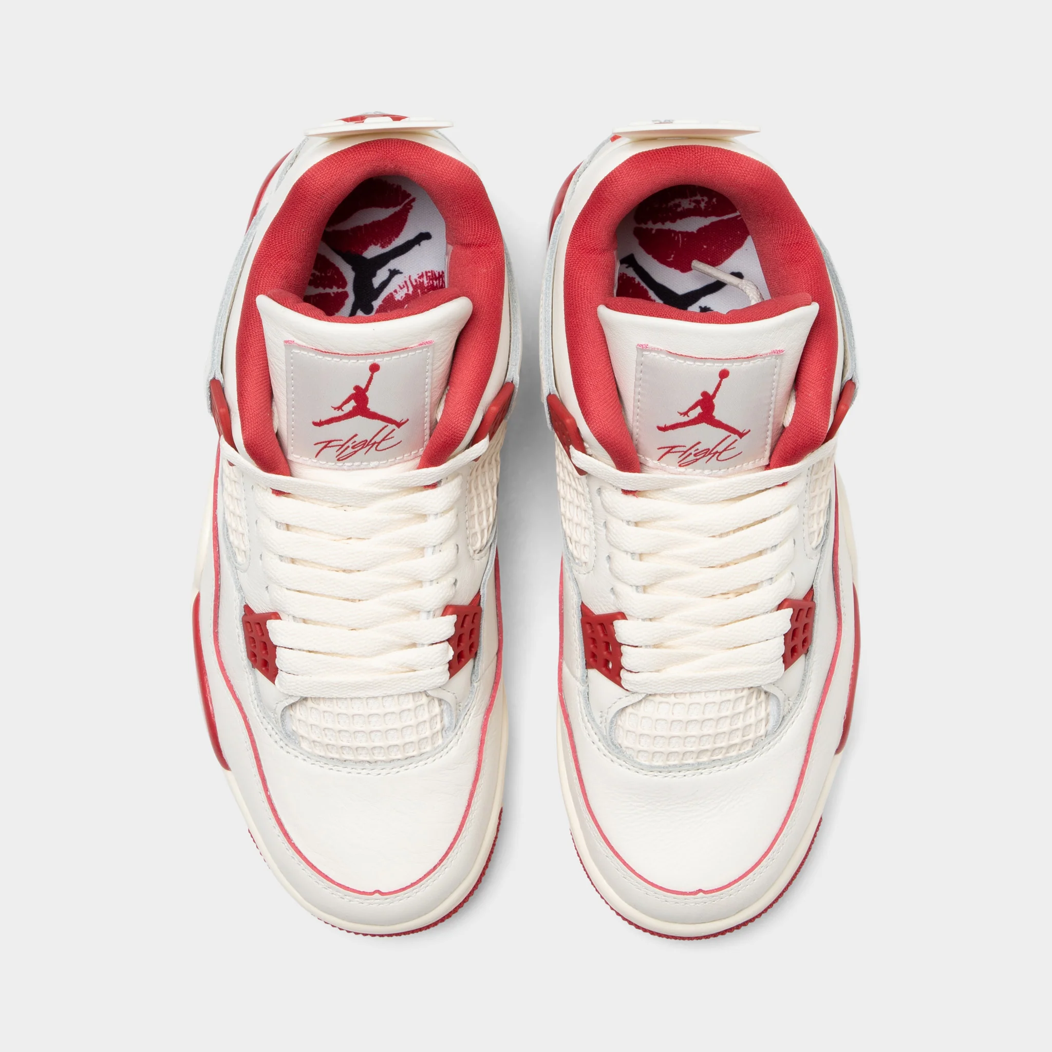 Jordan Women's 4 Retro Pale Ivory / Sierra Red - Tough Red - Image 5