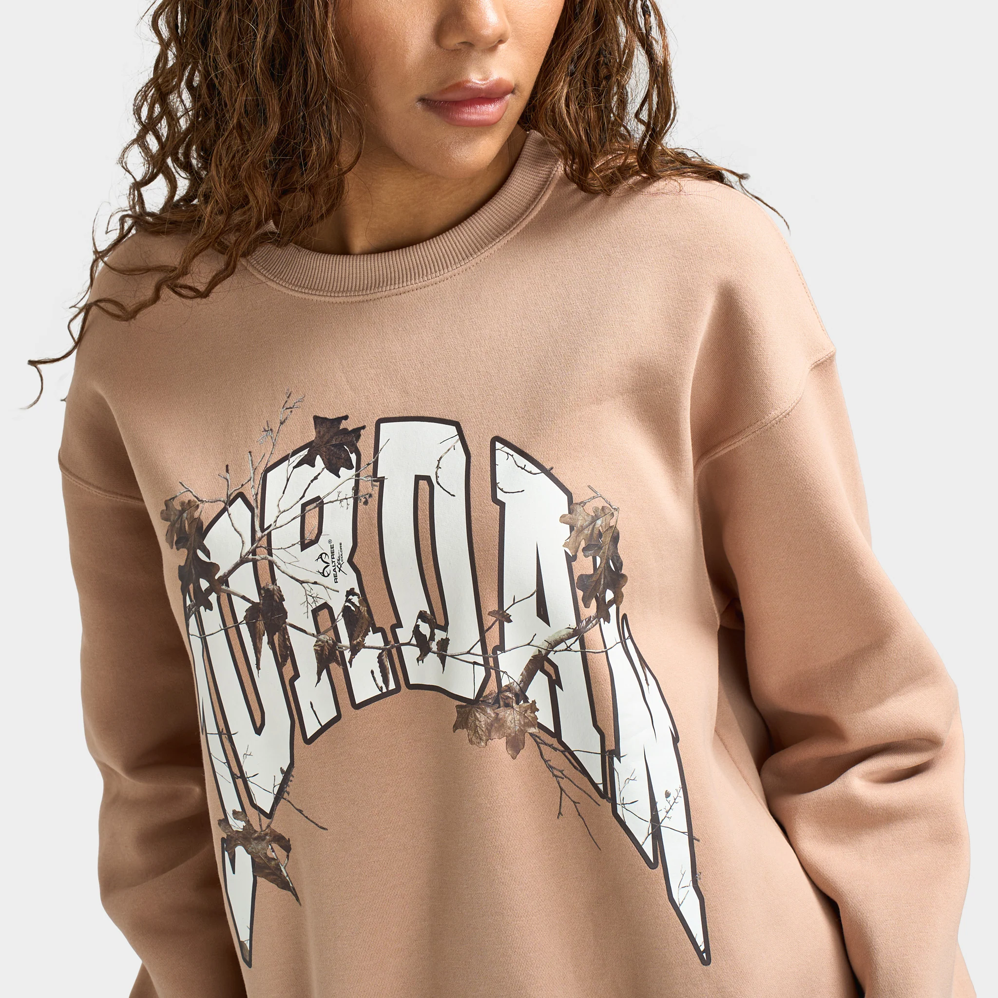 Jordan Women's Brooklyn Fleece Crew Hemp / Sail - Image 4