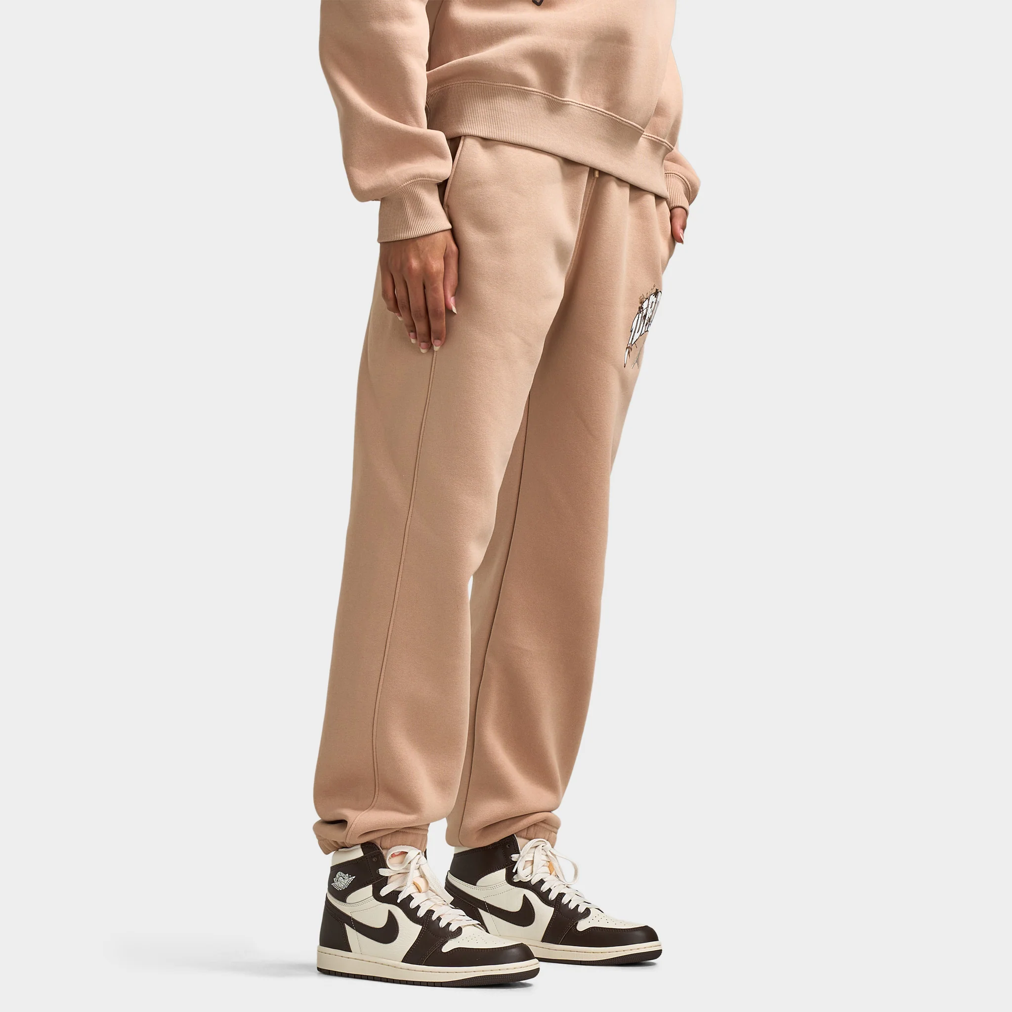 Jordan Women's Brooklyn Fleece Pants Hemp / Sail - Image 4