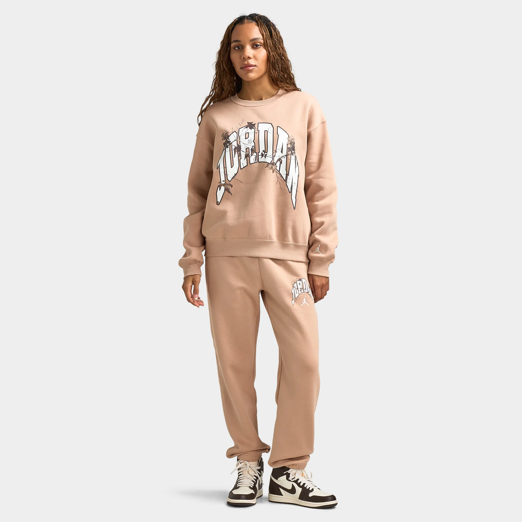 Jordan Women's Brooklyn Fleece Pants Hemp / Sail - Image 6