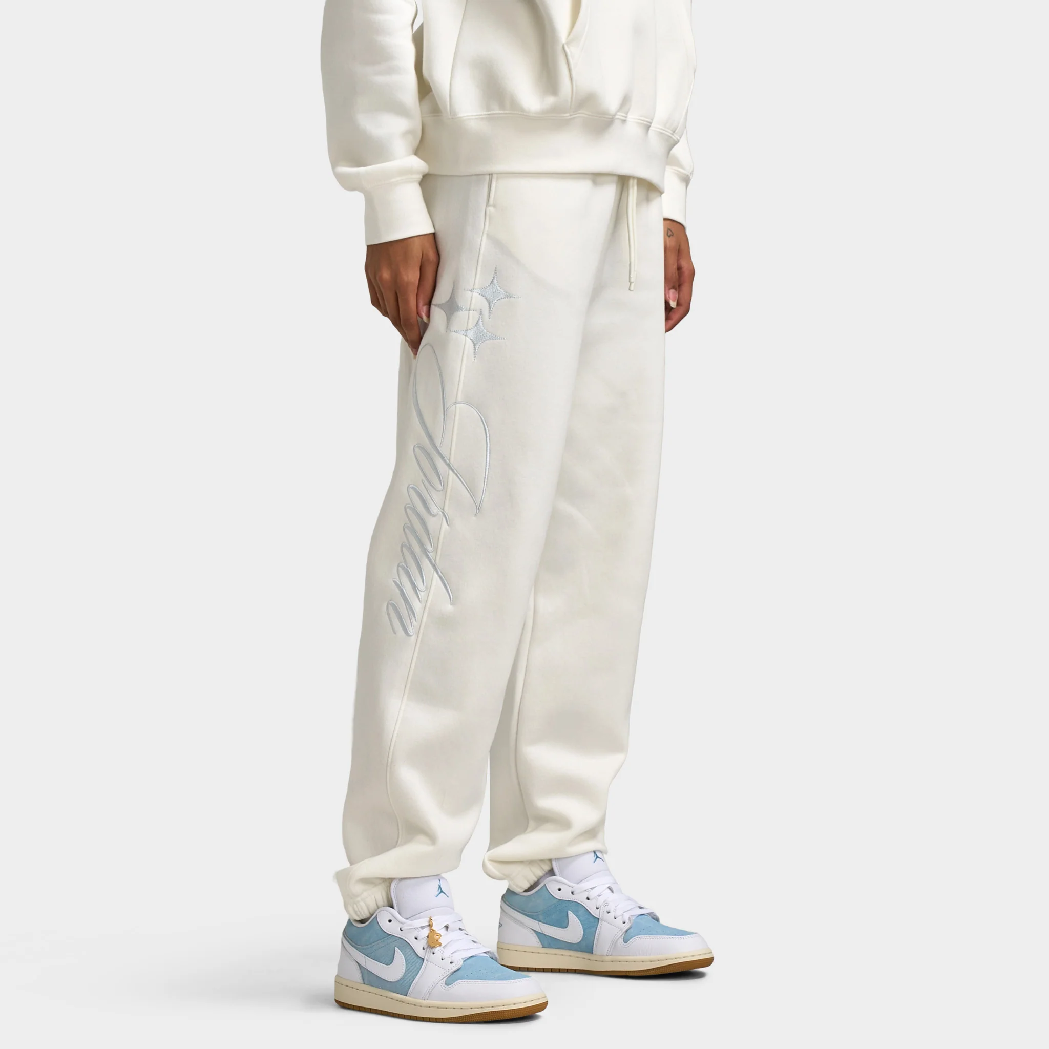 Jordan Women's Brooklyn Fleece Pants / Sail - Image 5