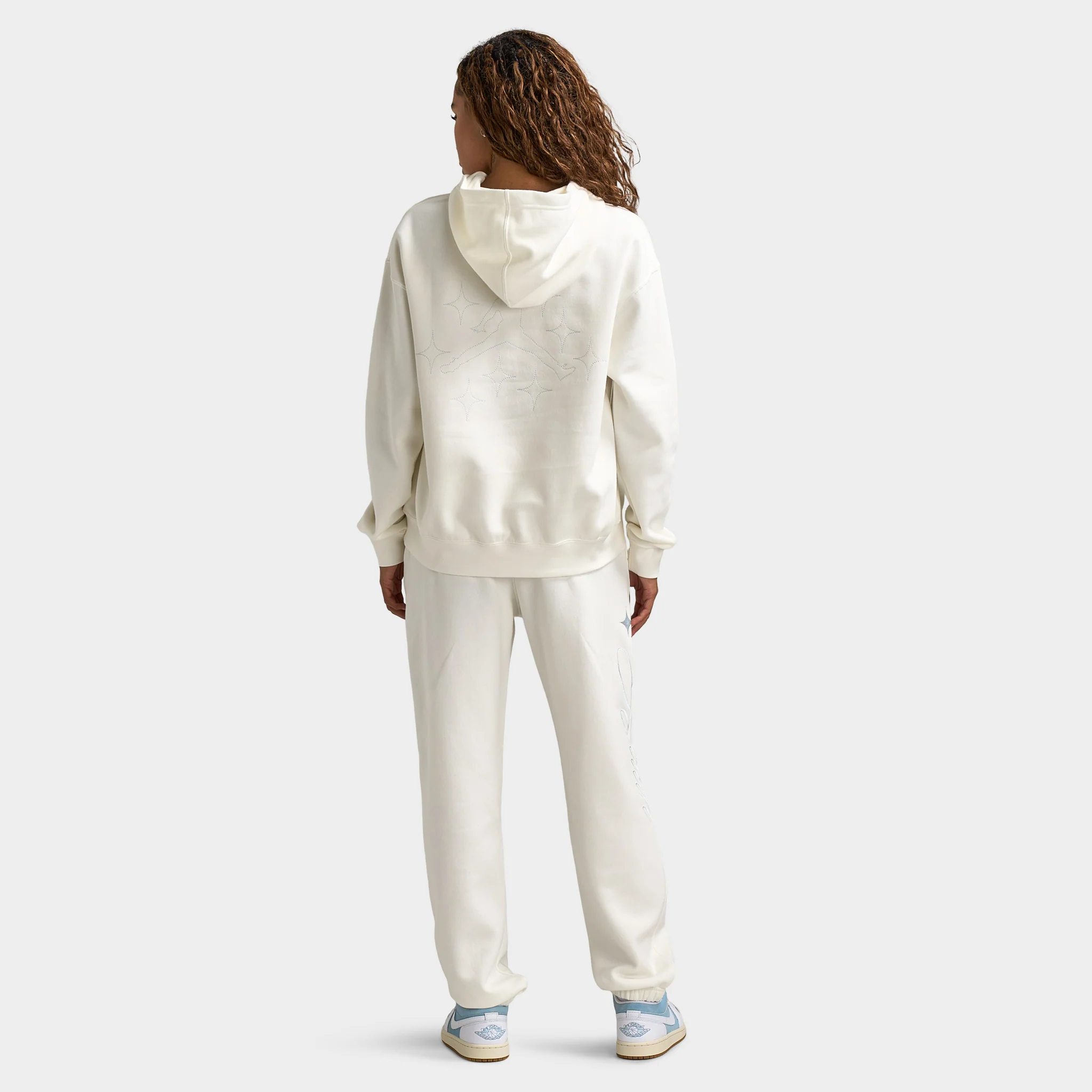 Jordan Women's Brooklyn fleece Pullover Hoodie / Sail - Image 5