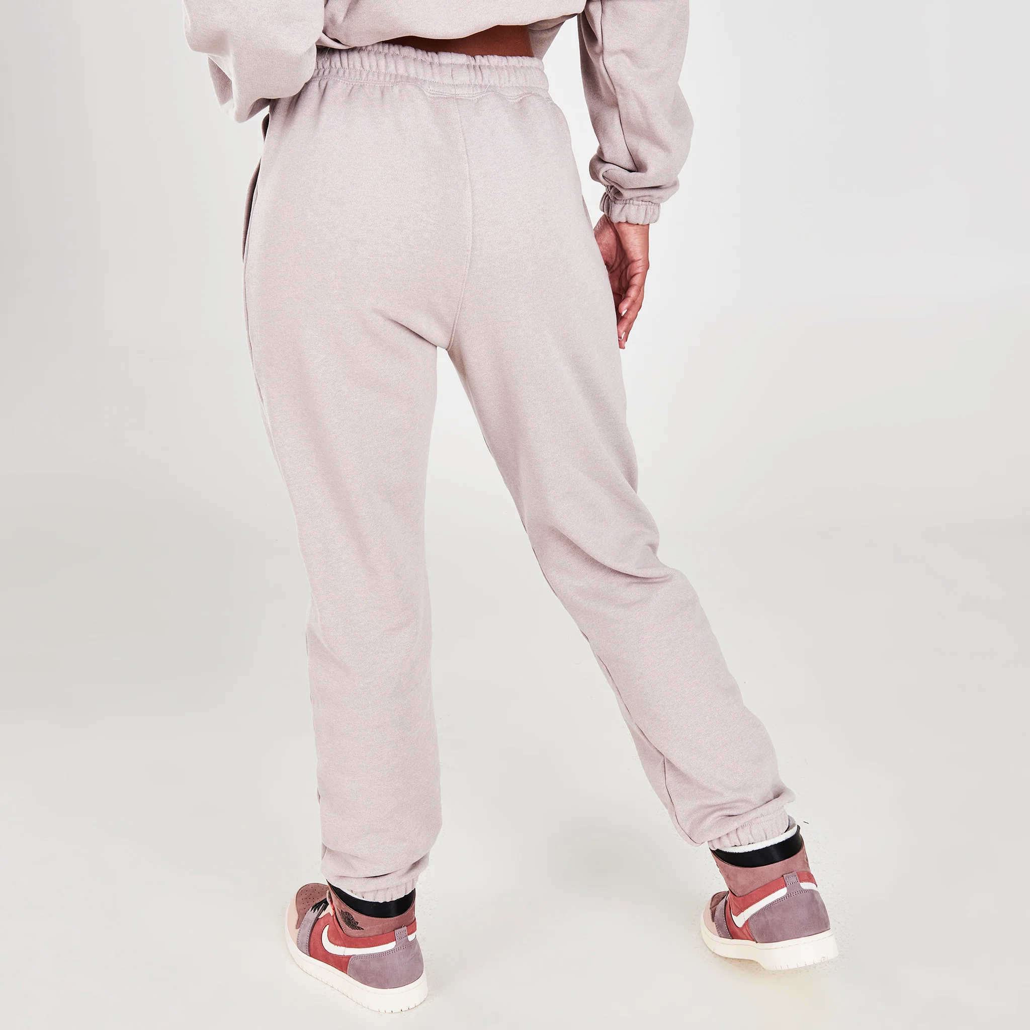 Jordan Women's Essential Fleece Pants Moon Particle / HTR - Thunder Grey - Image 2