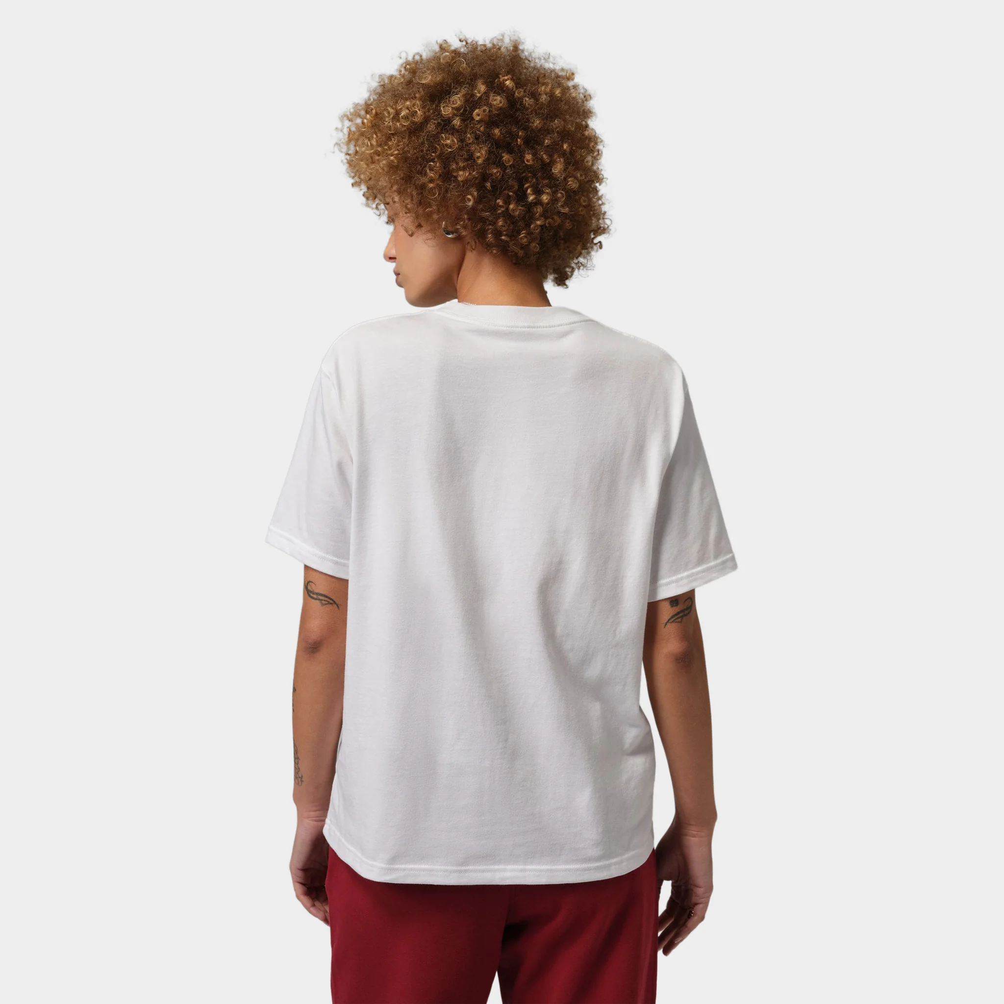 Jordan Women's Flight GF GFX Tee Kiss White / Black - Image 2