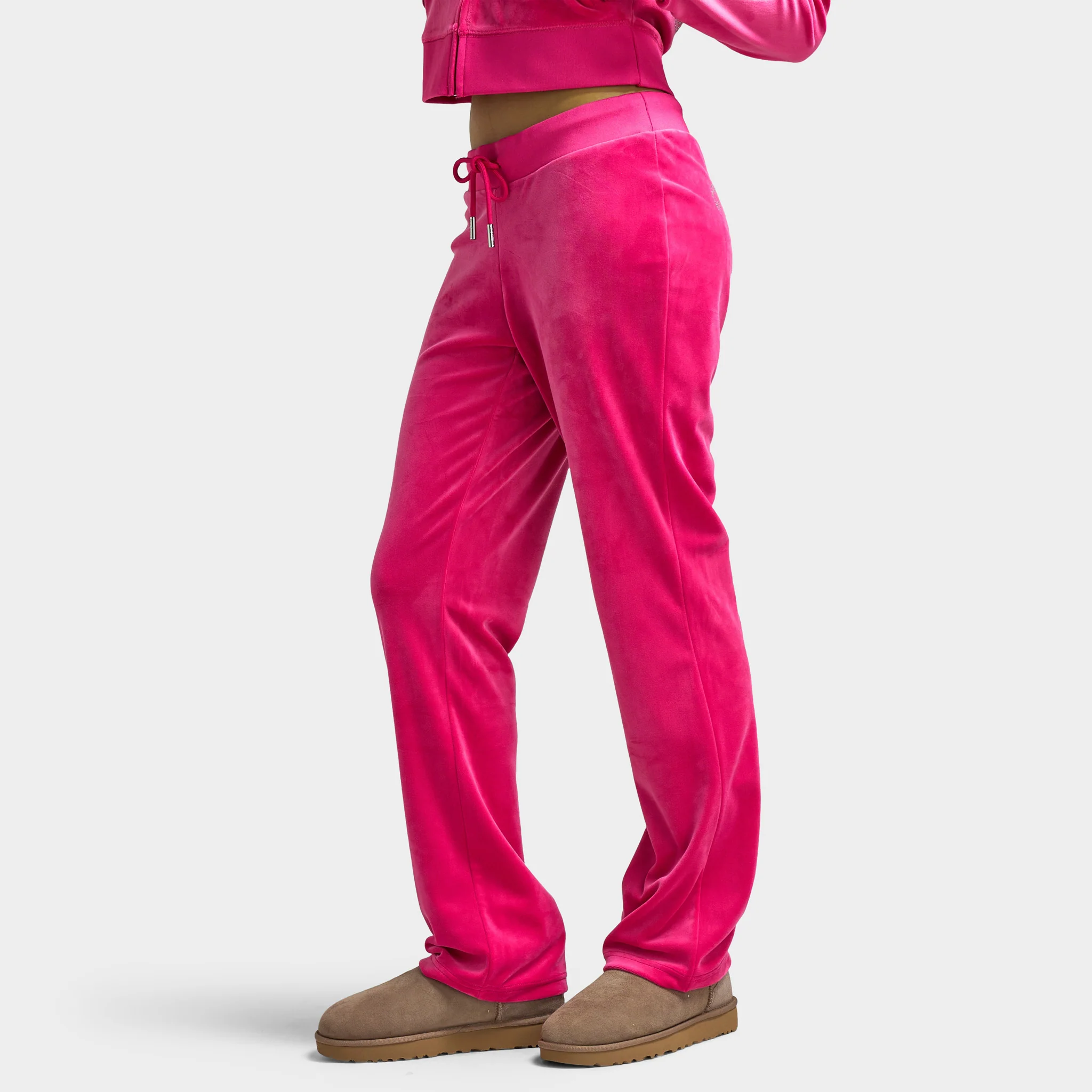 Juicy Couture OG Big Bling Velour Track Pants / Free Love - Image 3