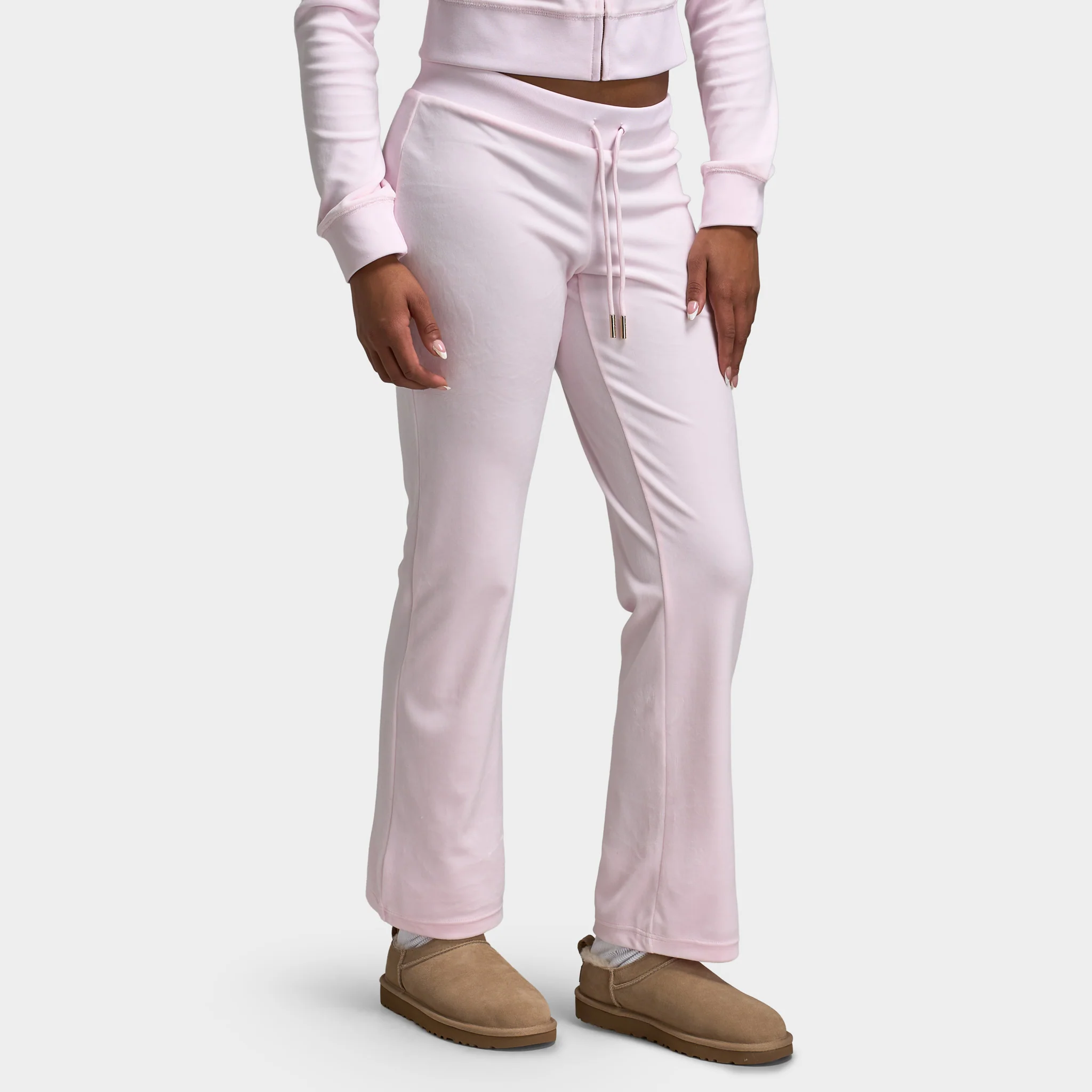 Juicy Couture OG Big Bling Velour Track Pants / Soft Glow - Image 4