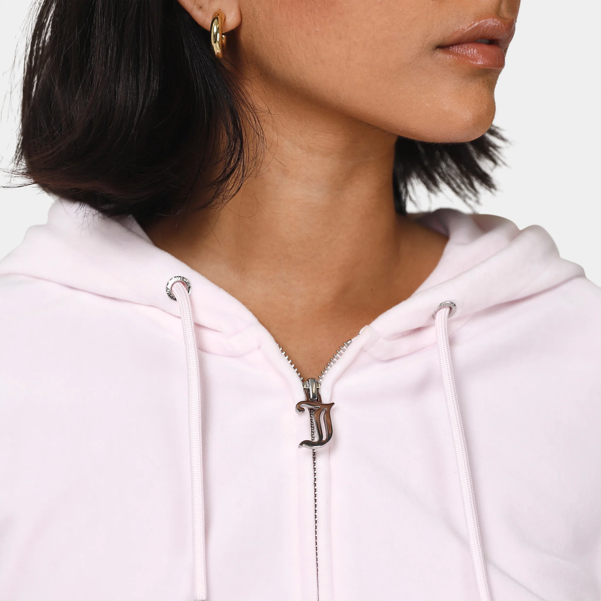 Juicy Couture Women's OG Big Bling Full Zip Hoodie / Soft Glow - Image 4
