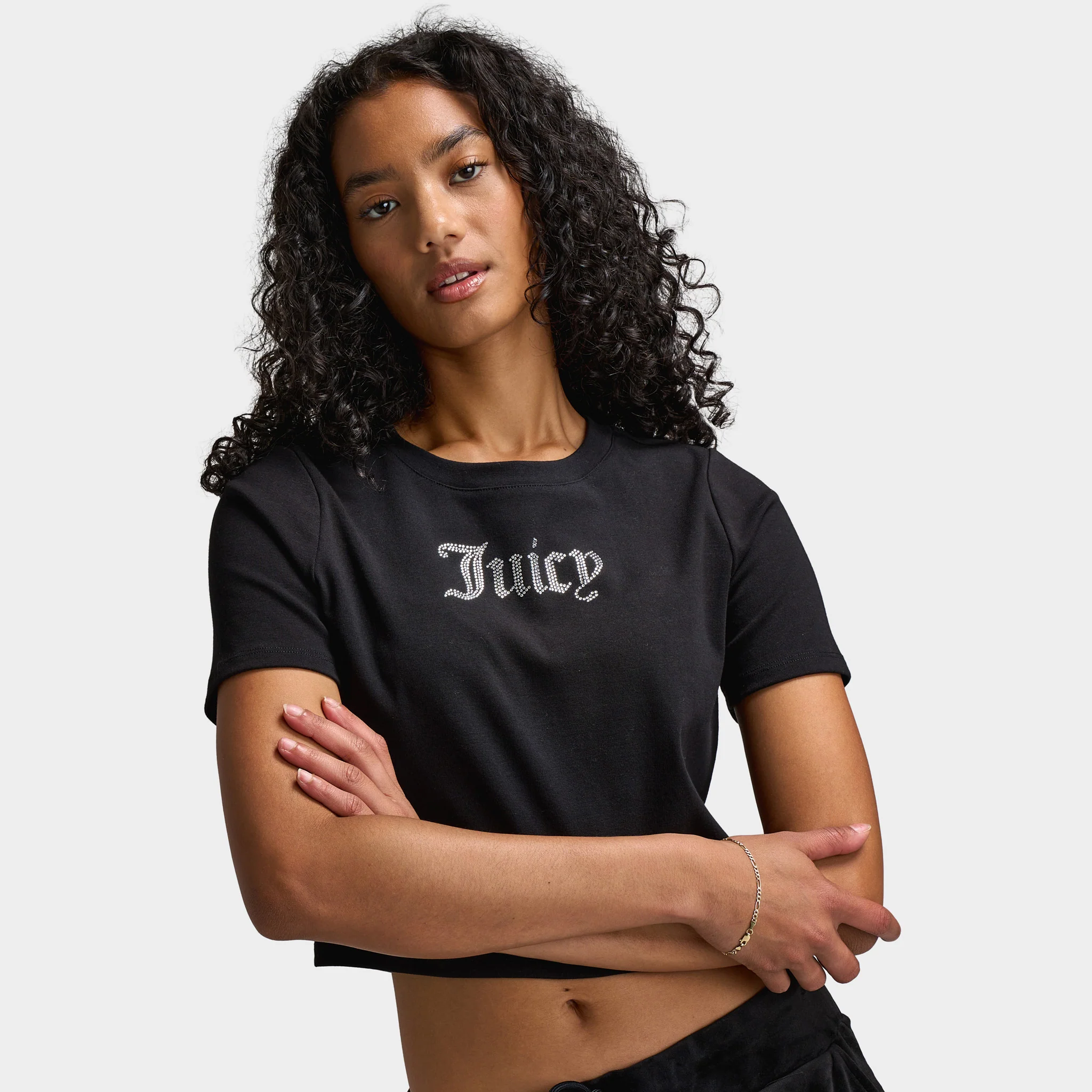 Juicy Couture Women's Bling Baby Tee / Black - Image 3