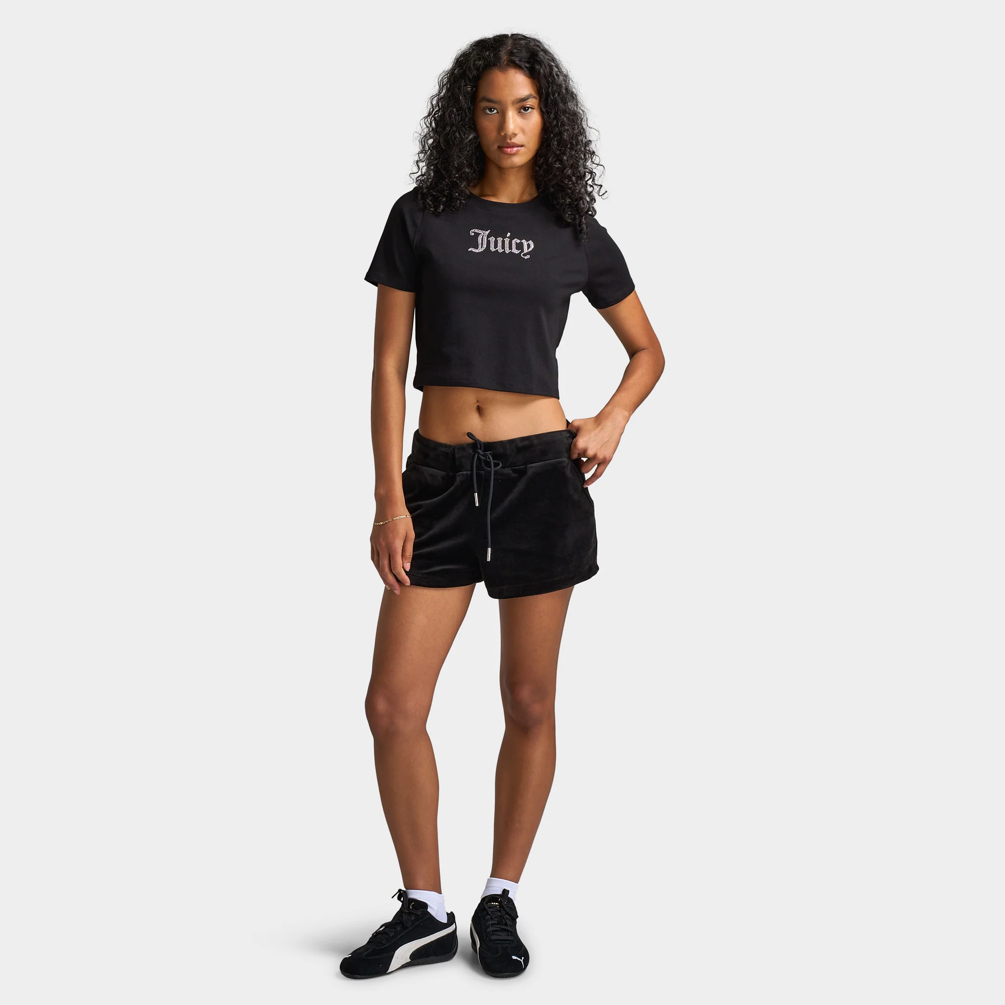 Juicy Couture Women's Bling Baby Tee / Black - Image 6