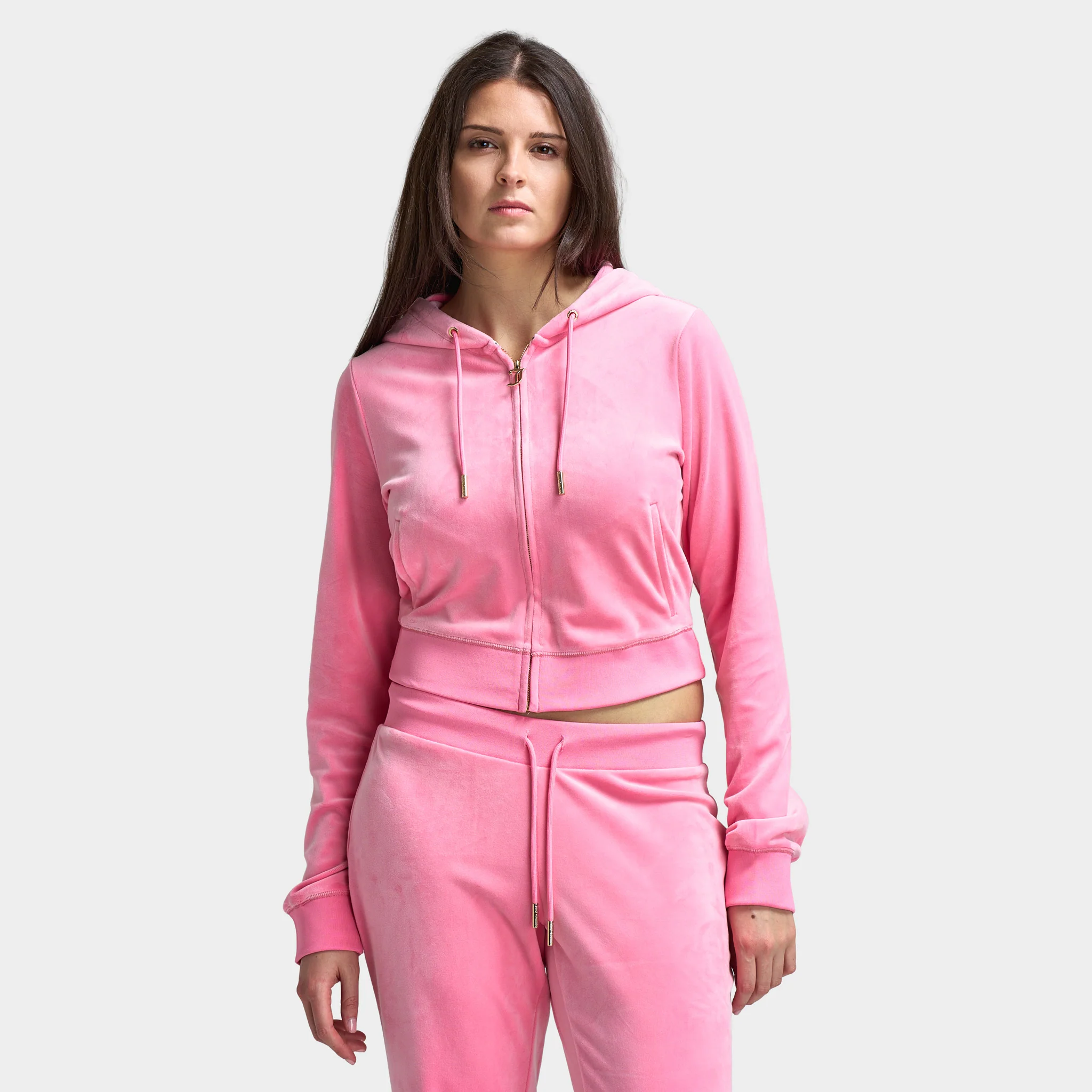Juicy Couture Women's OG Bling Track Jacket Hot Hot / Gold Hotfix - Image 4