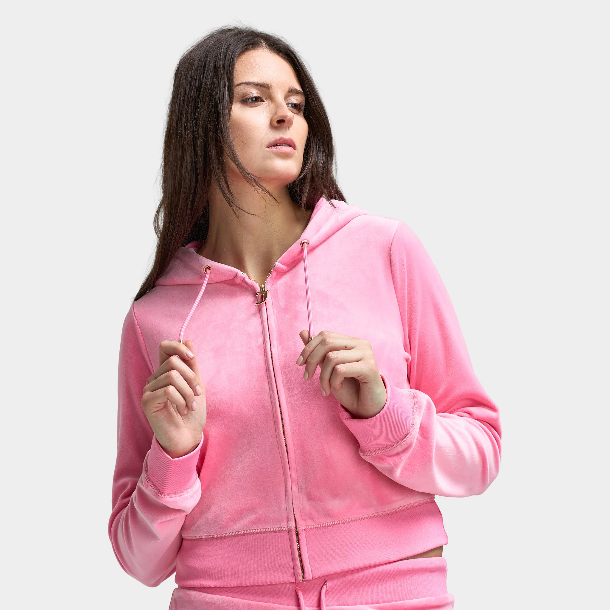 Juicy Couture Women's OG Bling Track Jacket Hot Hot / Gold Hotfix - Image 6
