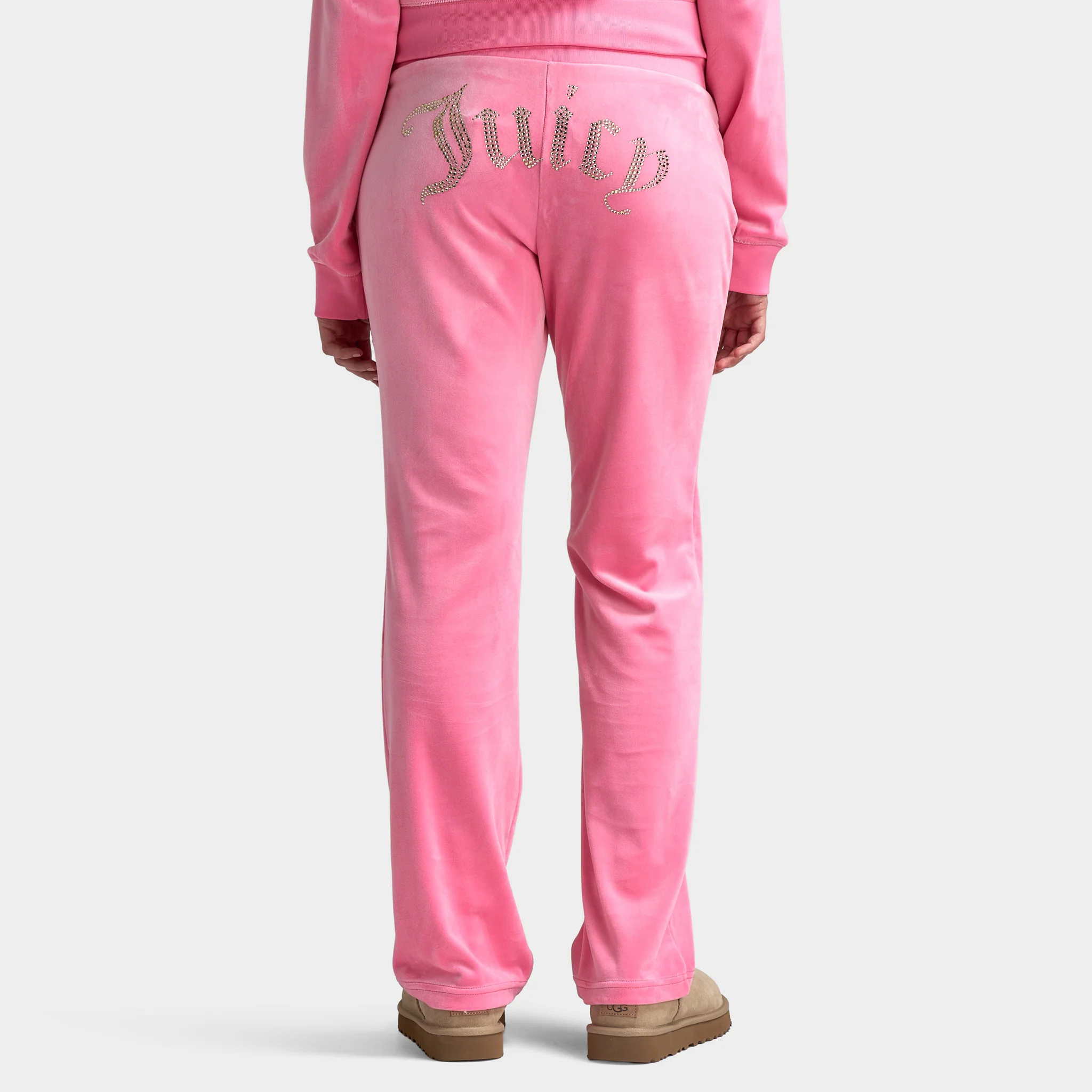 Juicy Couture Women's OG Bling Track Pants Hot Hot / Gold Hotfix - Image 2