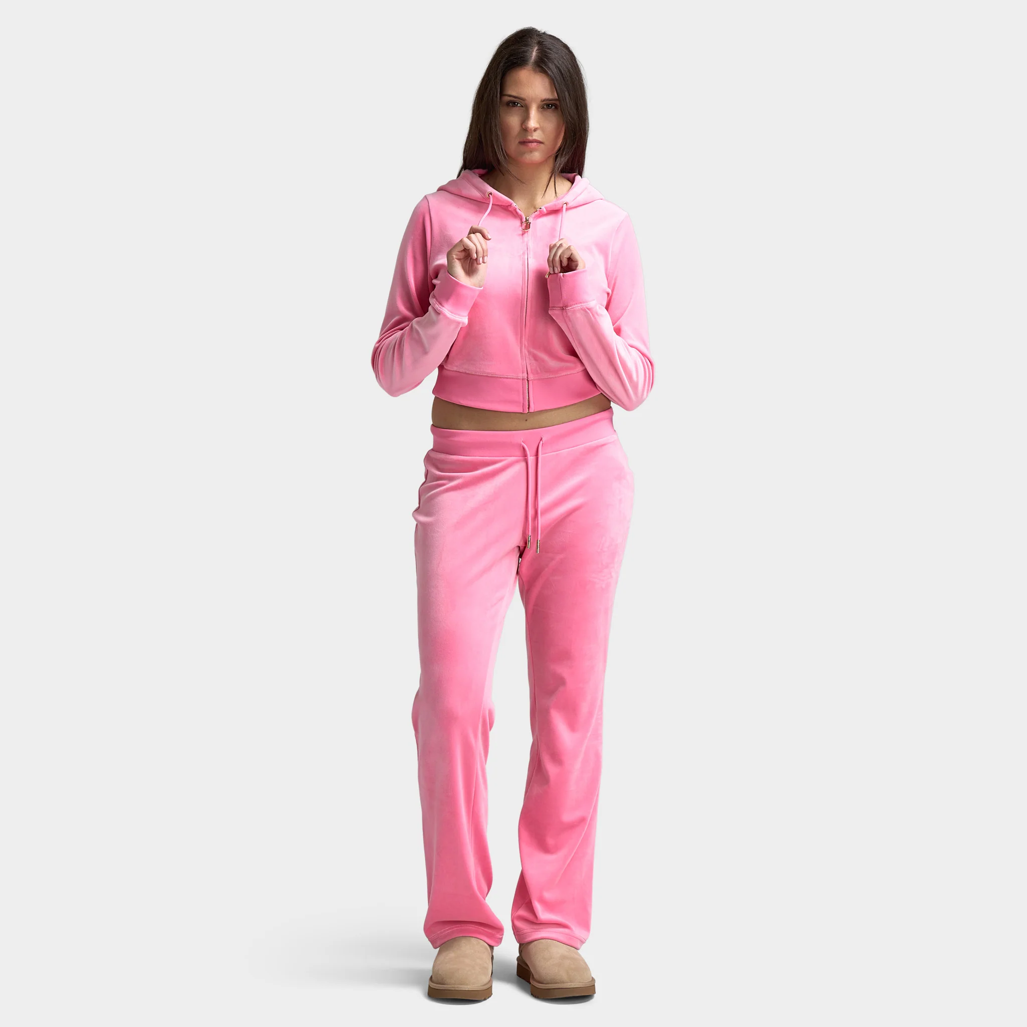 Juicy Couture Women's OG Bling Track Pants Hot Hot / Gold Hotfix - Image 6