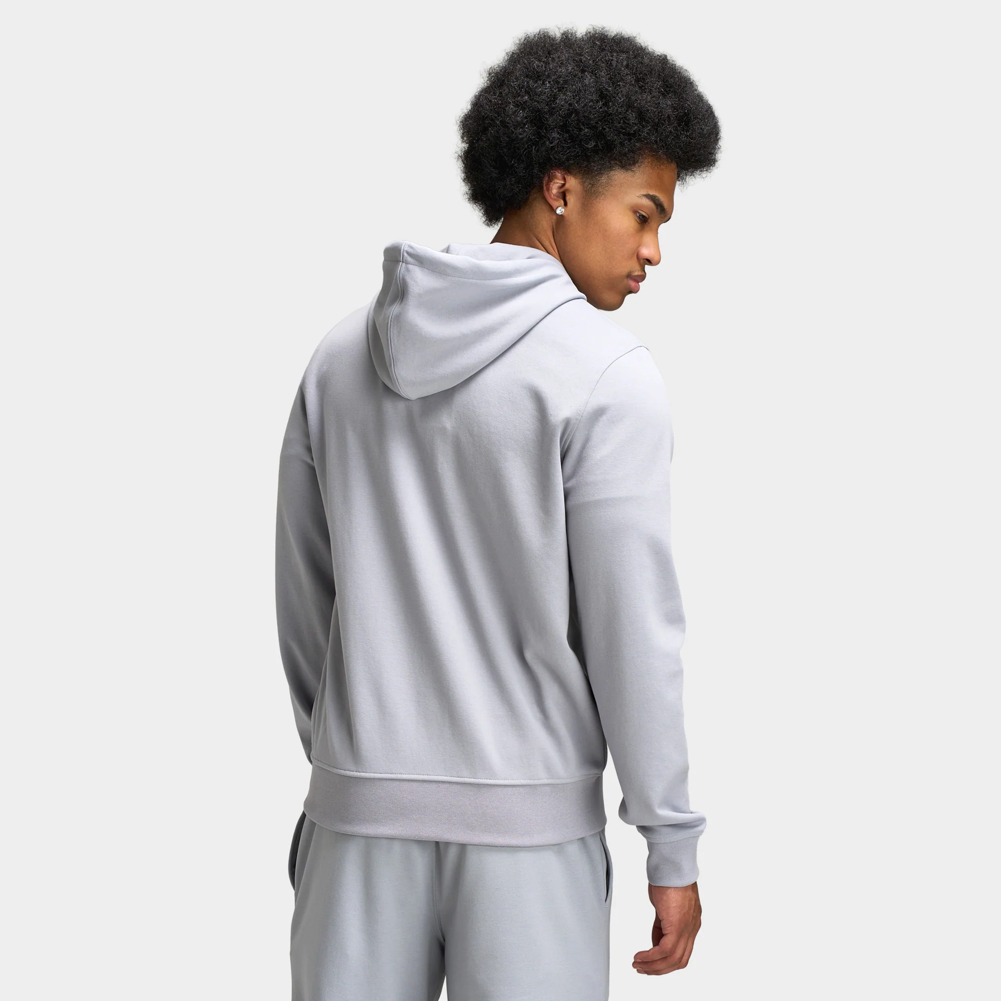 Lacoste Double Knit Full-Zip Sweater / Grey - Image 6